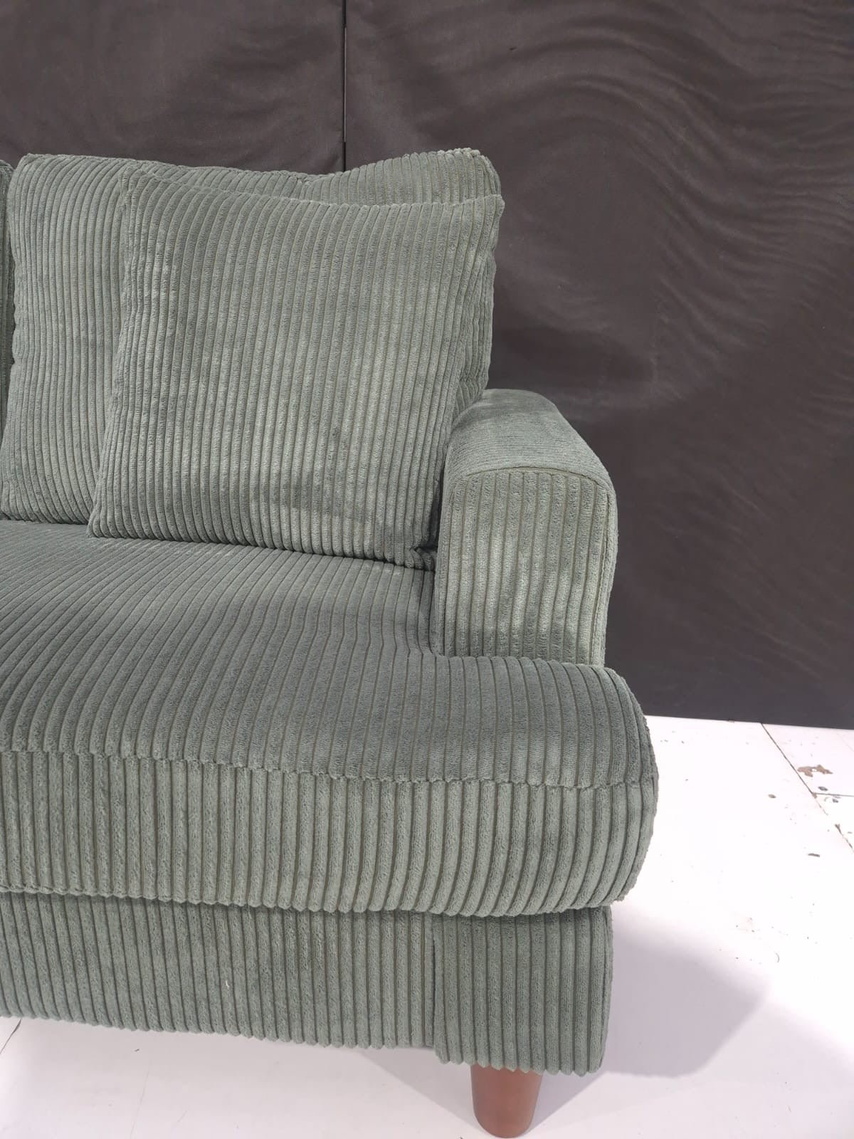 Alexeis 3 Seater Corduroy Sofa 49216 – Stylish Comfort - AMC Furniture