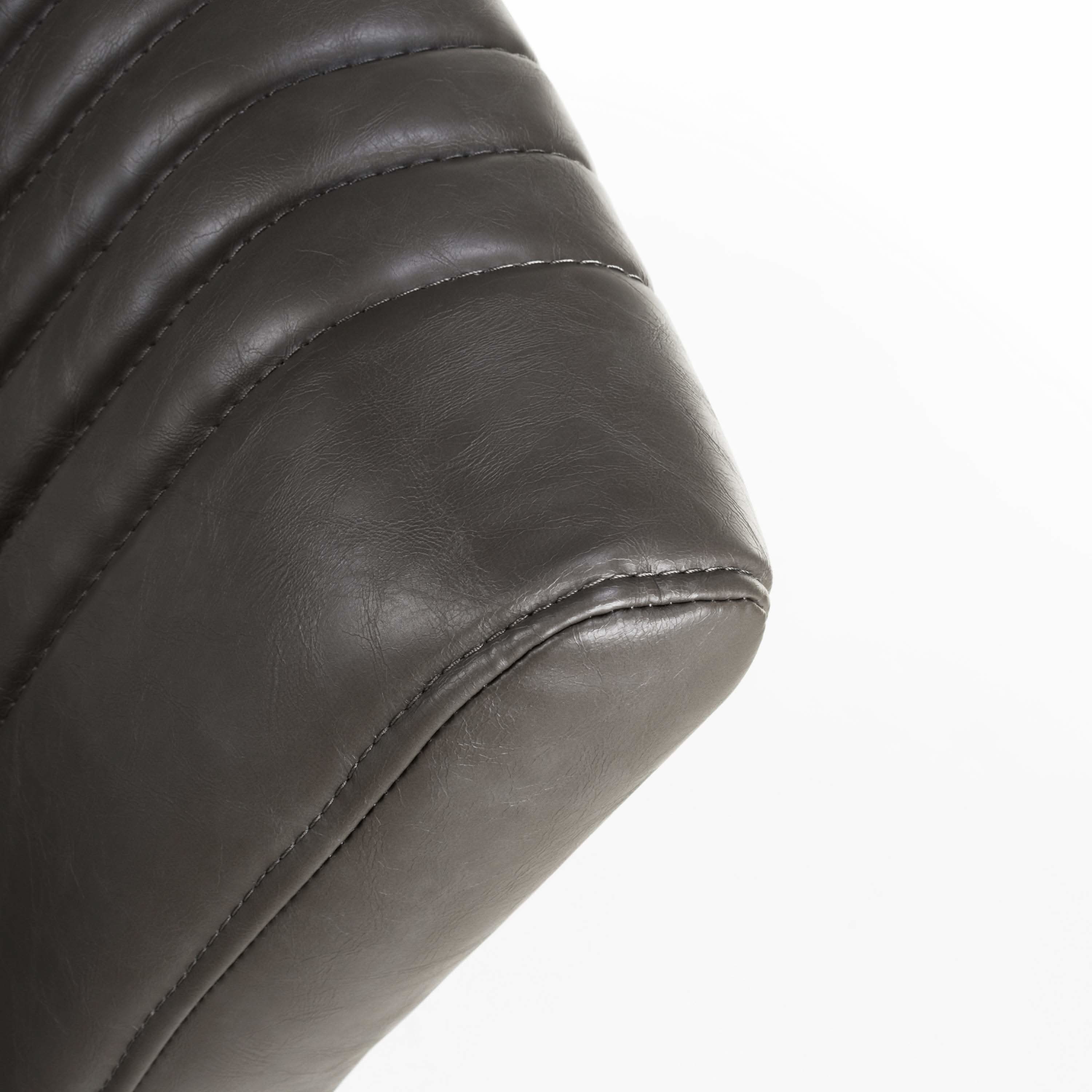 Pair of Buxton Cantilever Leather Effect Dining Chairs (7033880641600) (14625462616442)