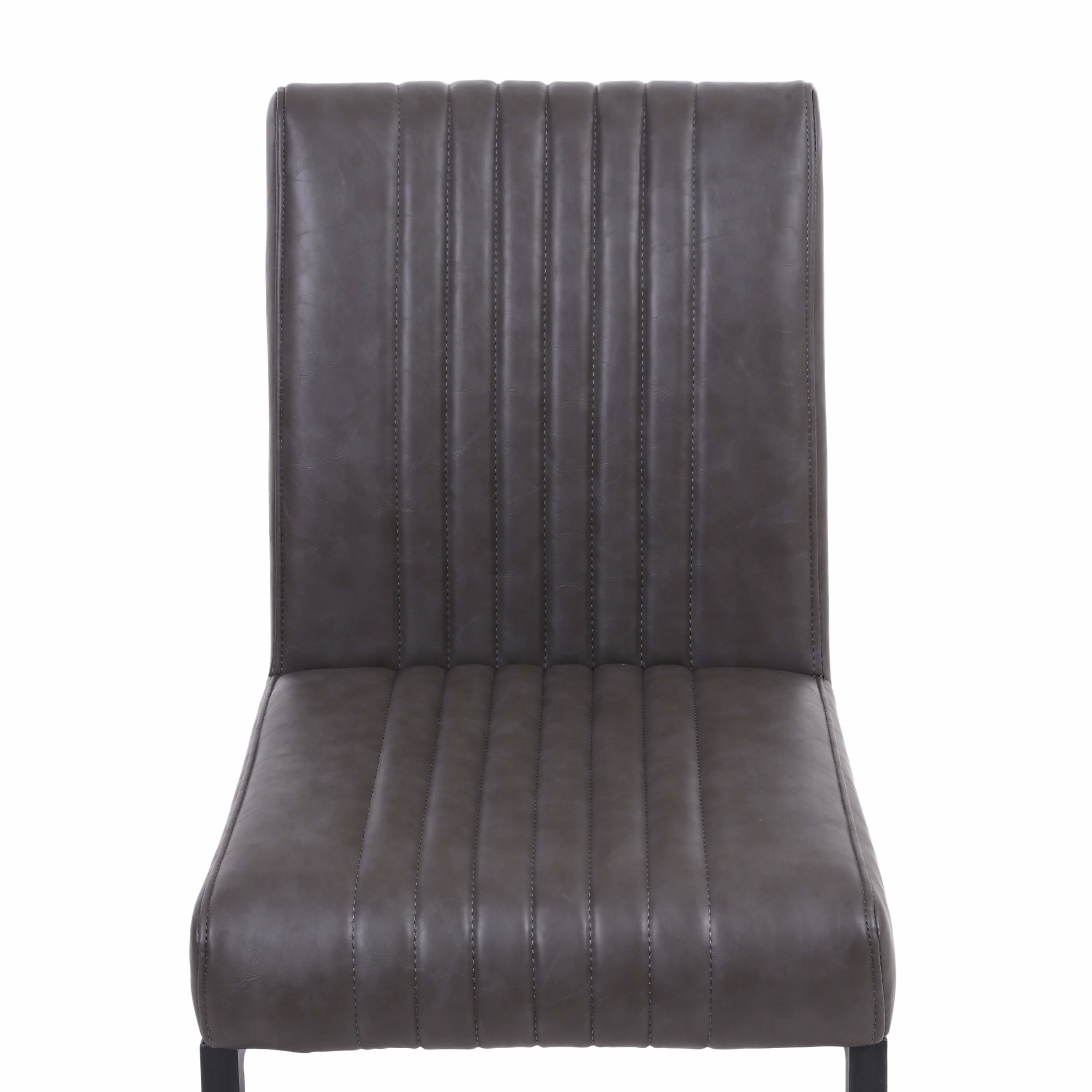 Pair of Buxton Cantilever Leather Effect Dining Chairs (7033880641600) (14625462616442)