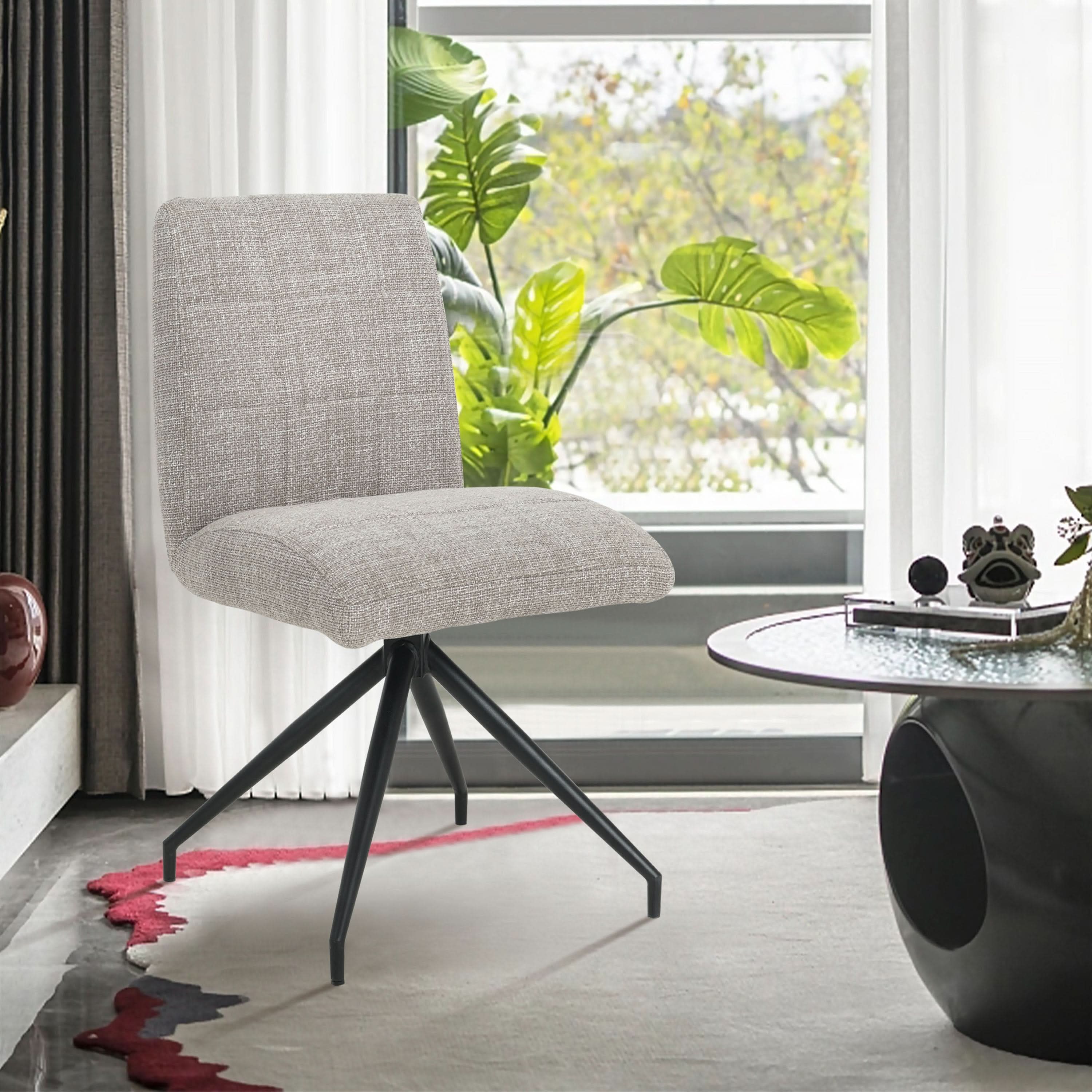 Laurel Tweed Oatmeal Dining Chair (7018381639744) (14625504297338)