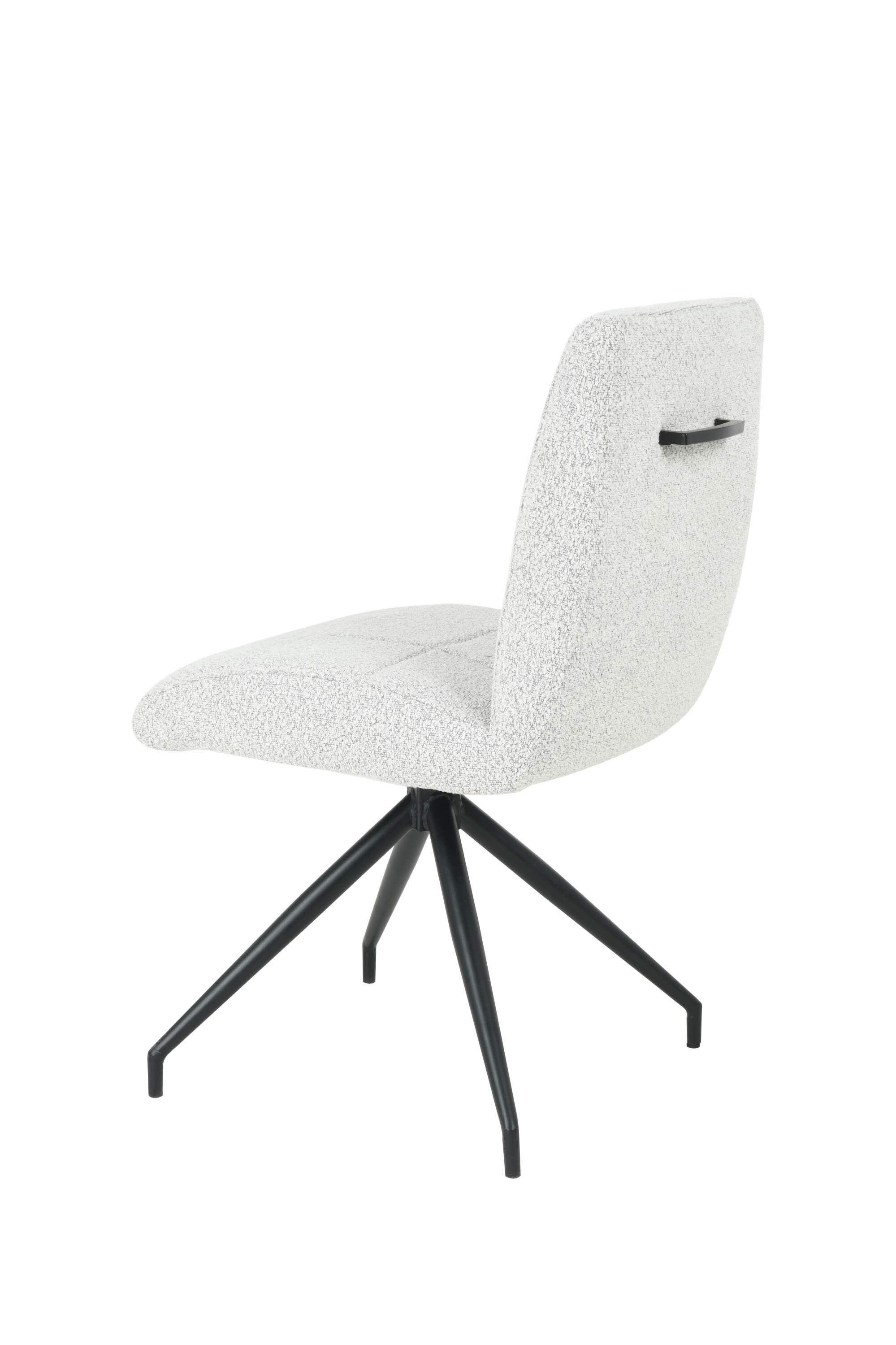 Pair of Stratford Boucle Smoke Grey Dining Chairs (7018381672512) (14625502200186)