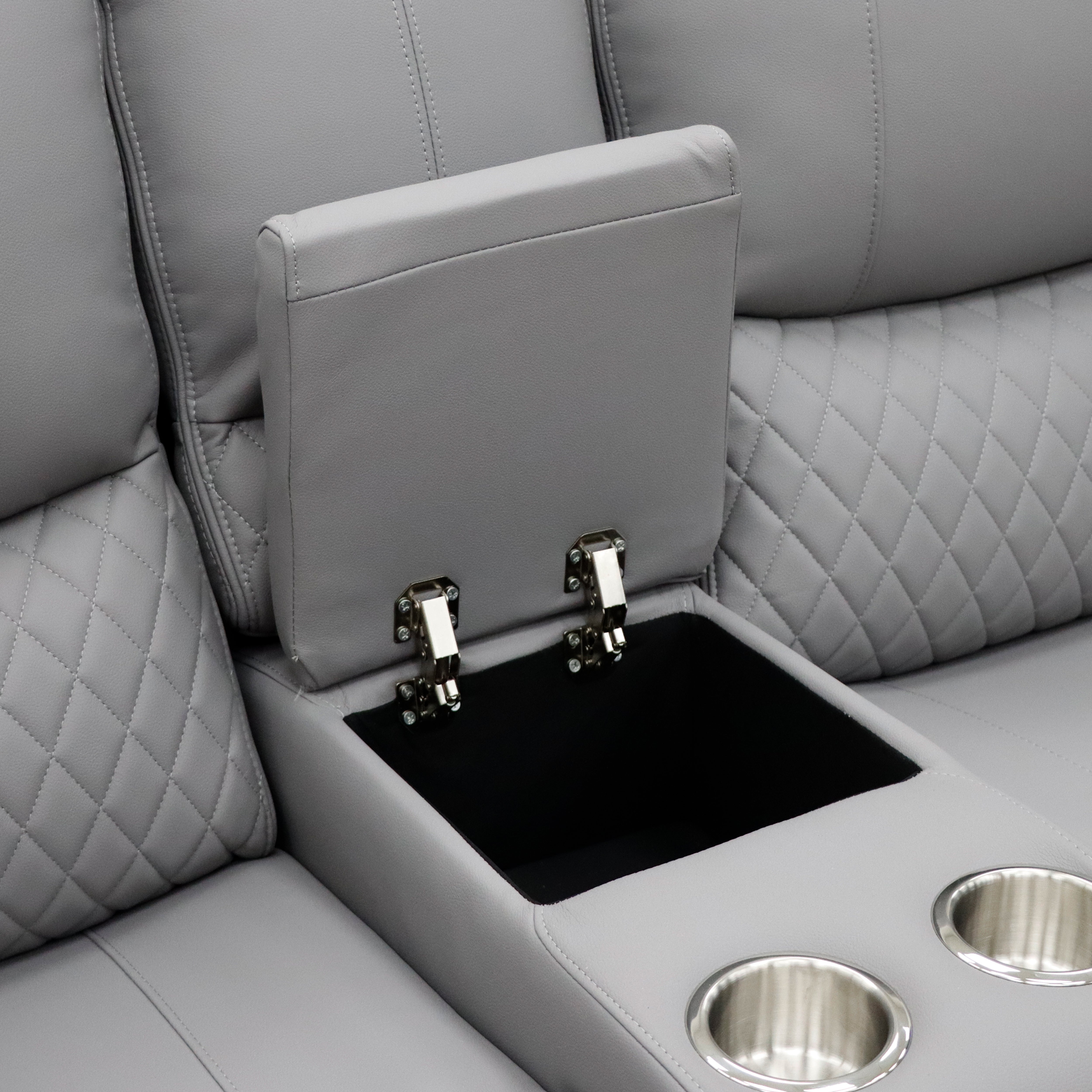 Alexa Electric Reclining 3+2 Seater Sofa Set in Grey