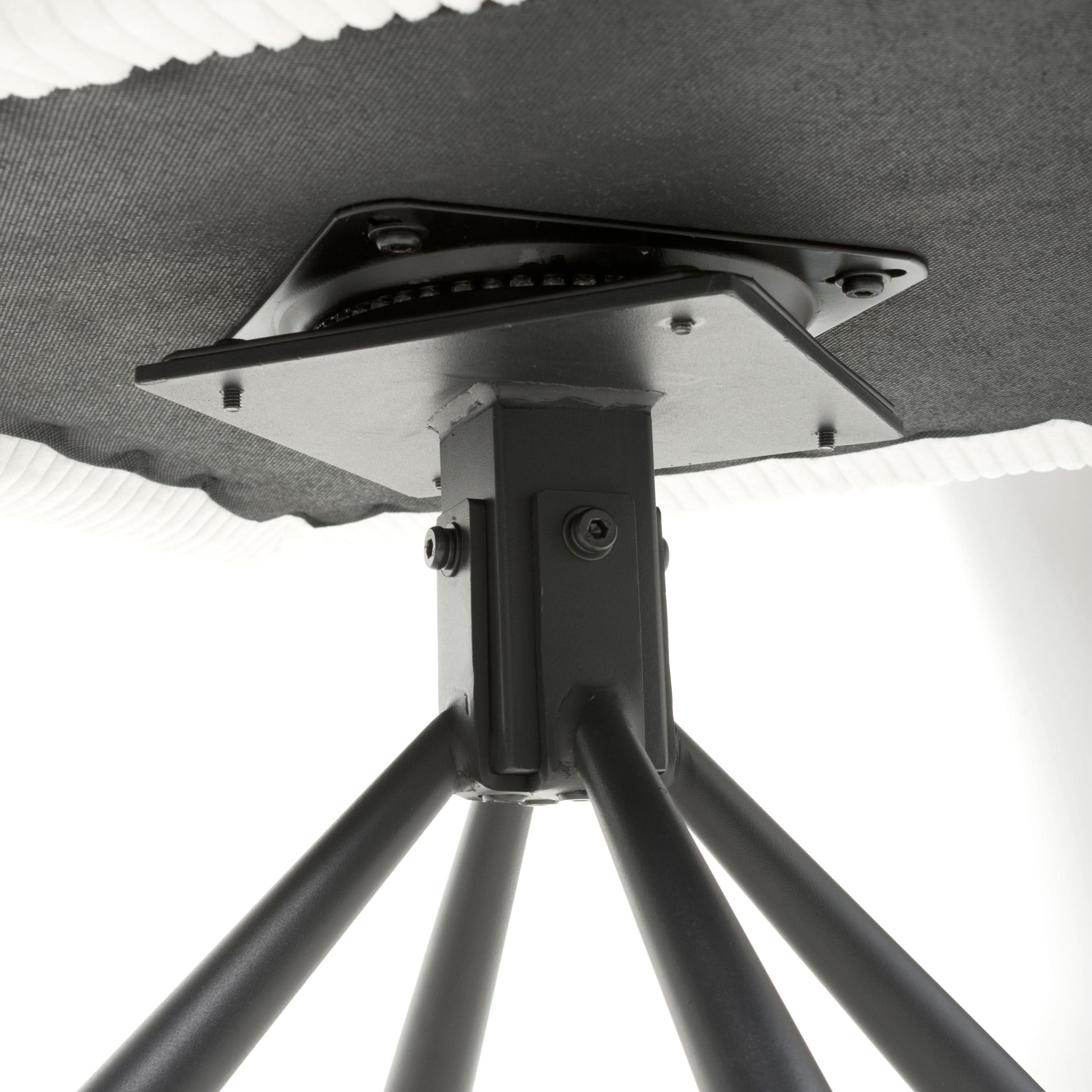 Cassidy Corduroy White Swivel Chair (7019401248832) (14625492271482)