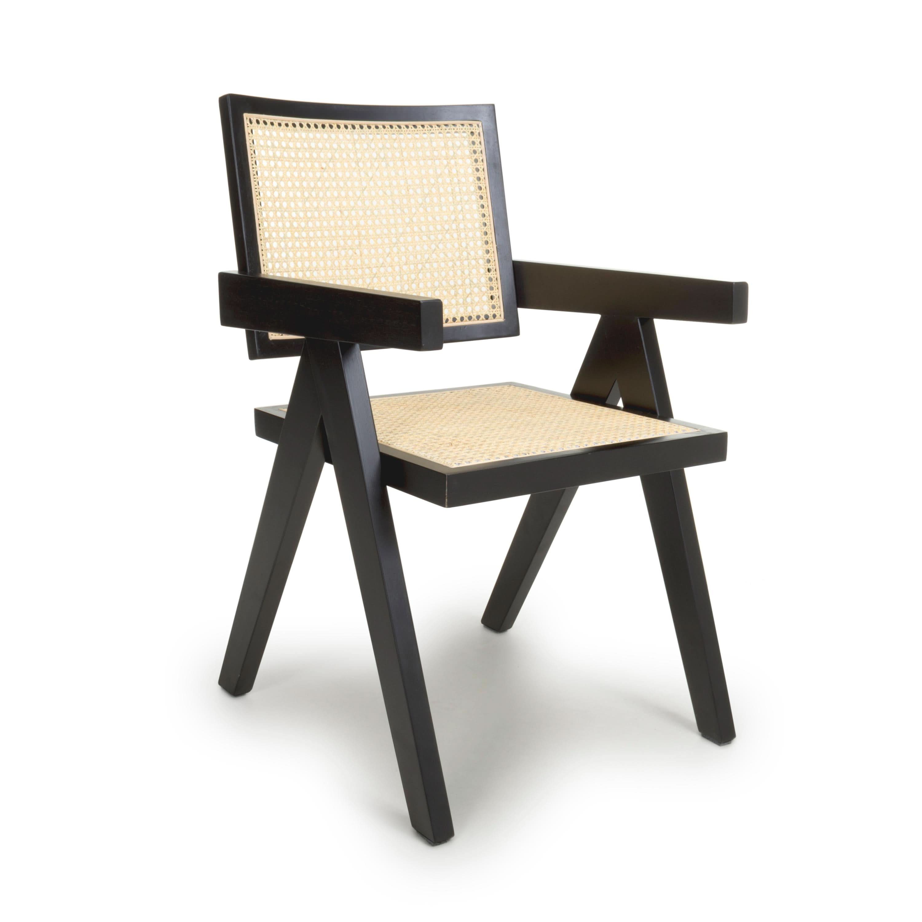 Dublin Rattan Black Dining Chair (7019401281600) (14625447739770)