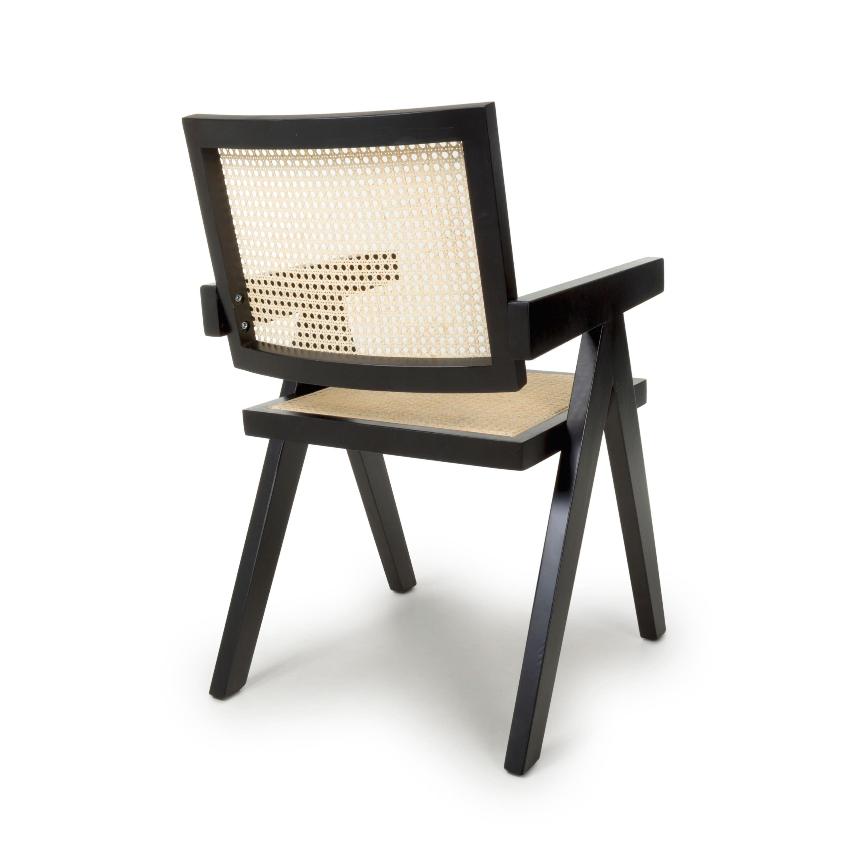 Dublin Rattan Black Dining Chair (7019401281600) (14625447739770)