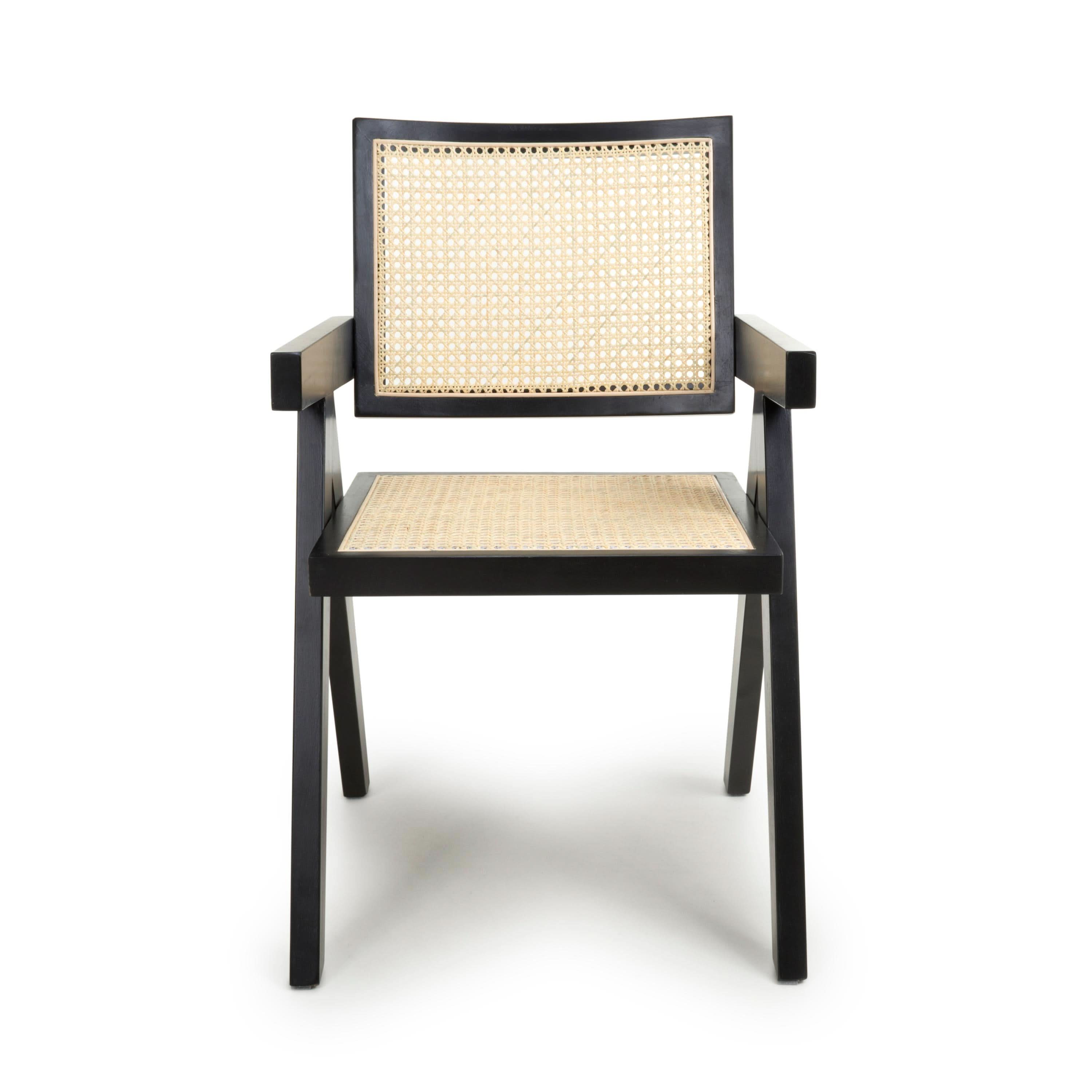 Dublin Rattan Black Dining Chair (7019401281600) (14625447739770)