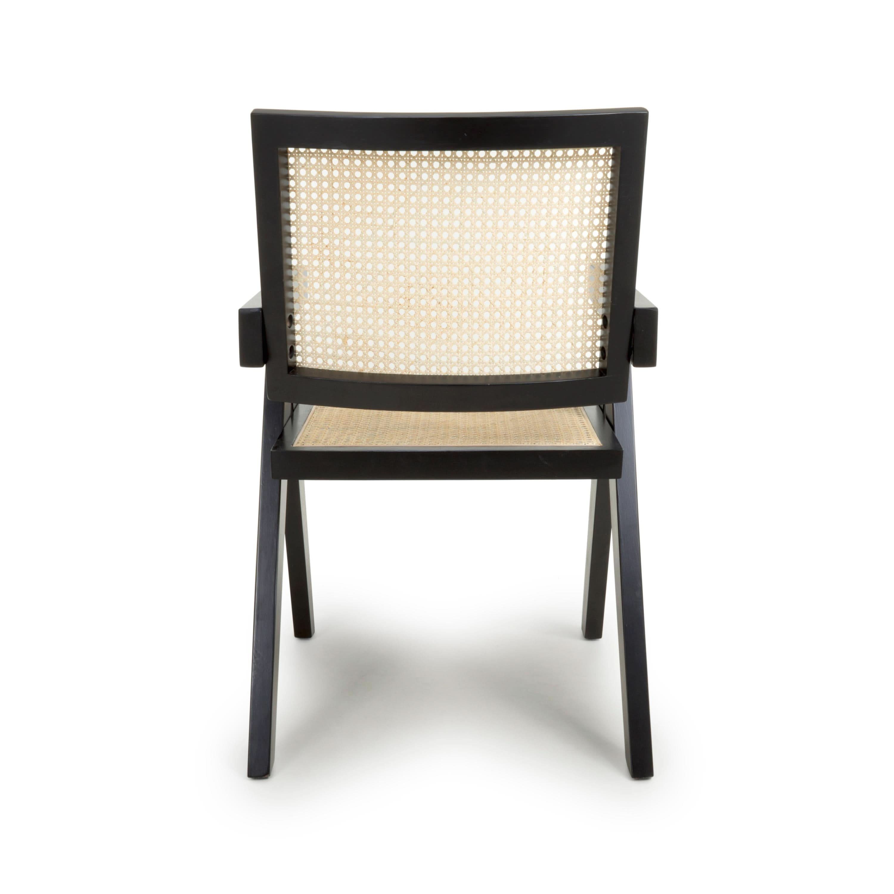 Dublin Rattan Black Dining Chair (7019401281600) (14625447739770)