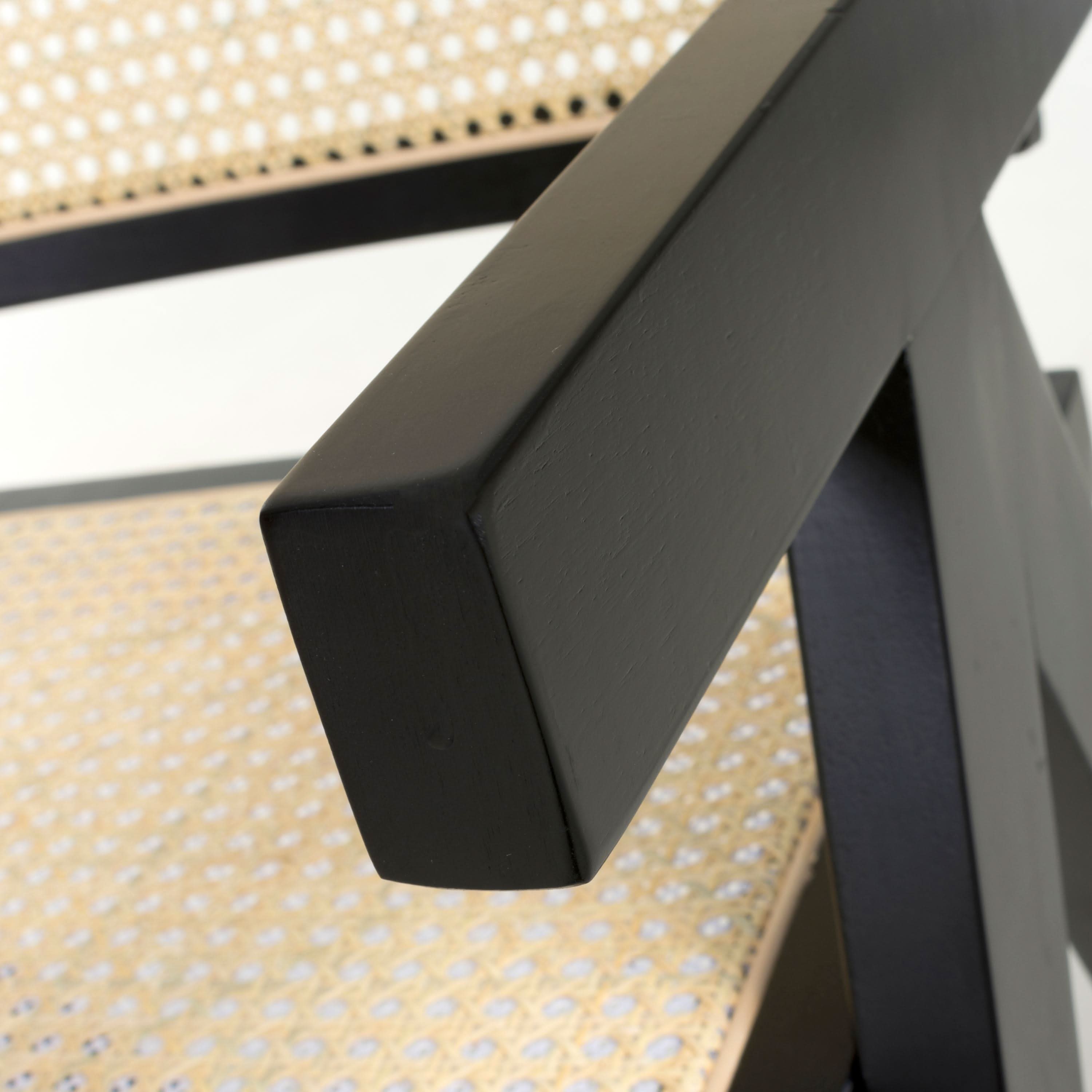 Dublin Rattan Black Dining Chair (7019401281600) (14625447739770)