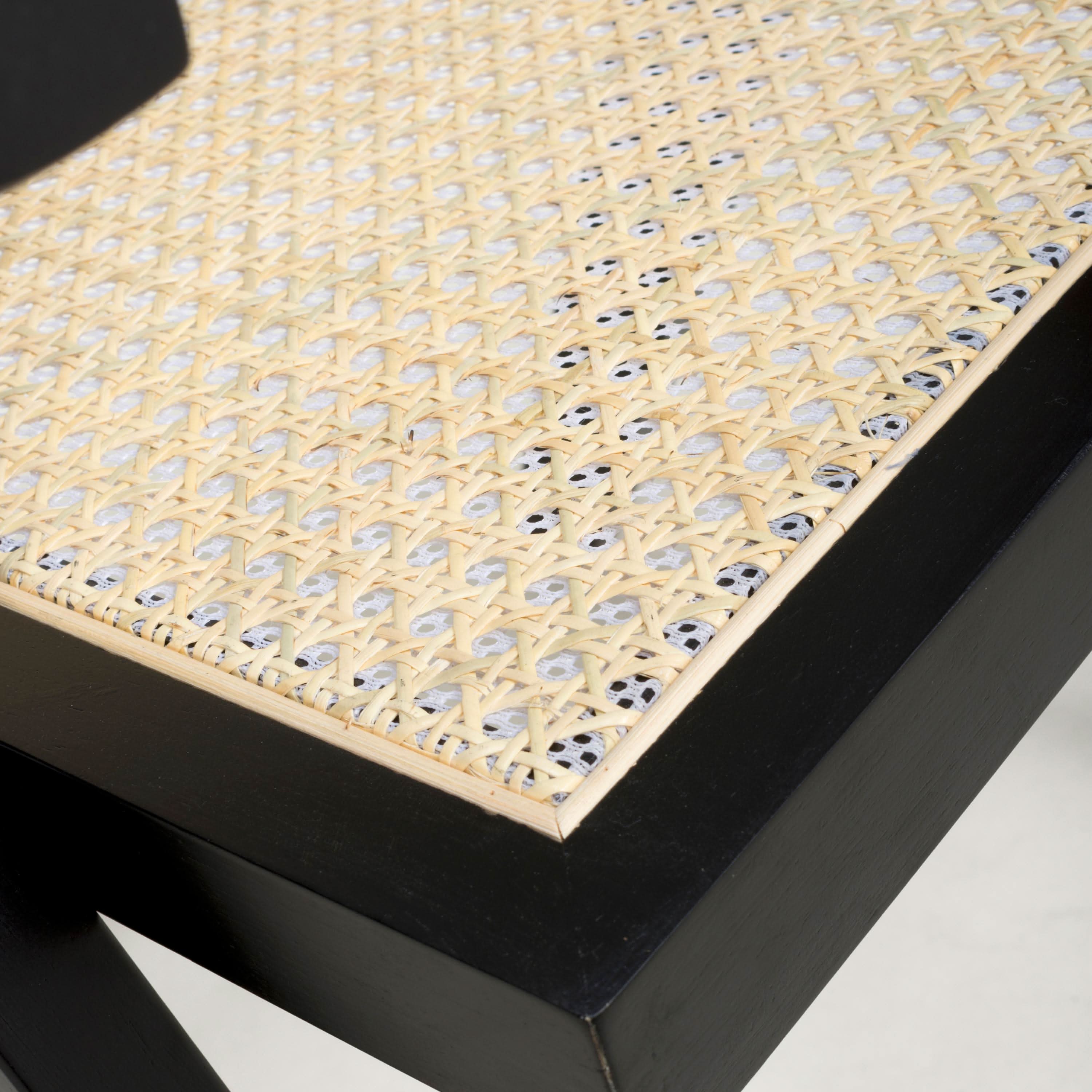 Dublin Rattan Black Dining Chair (7019401281600) (14625447739770)