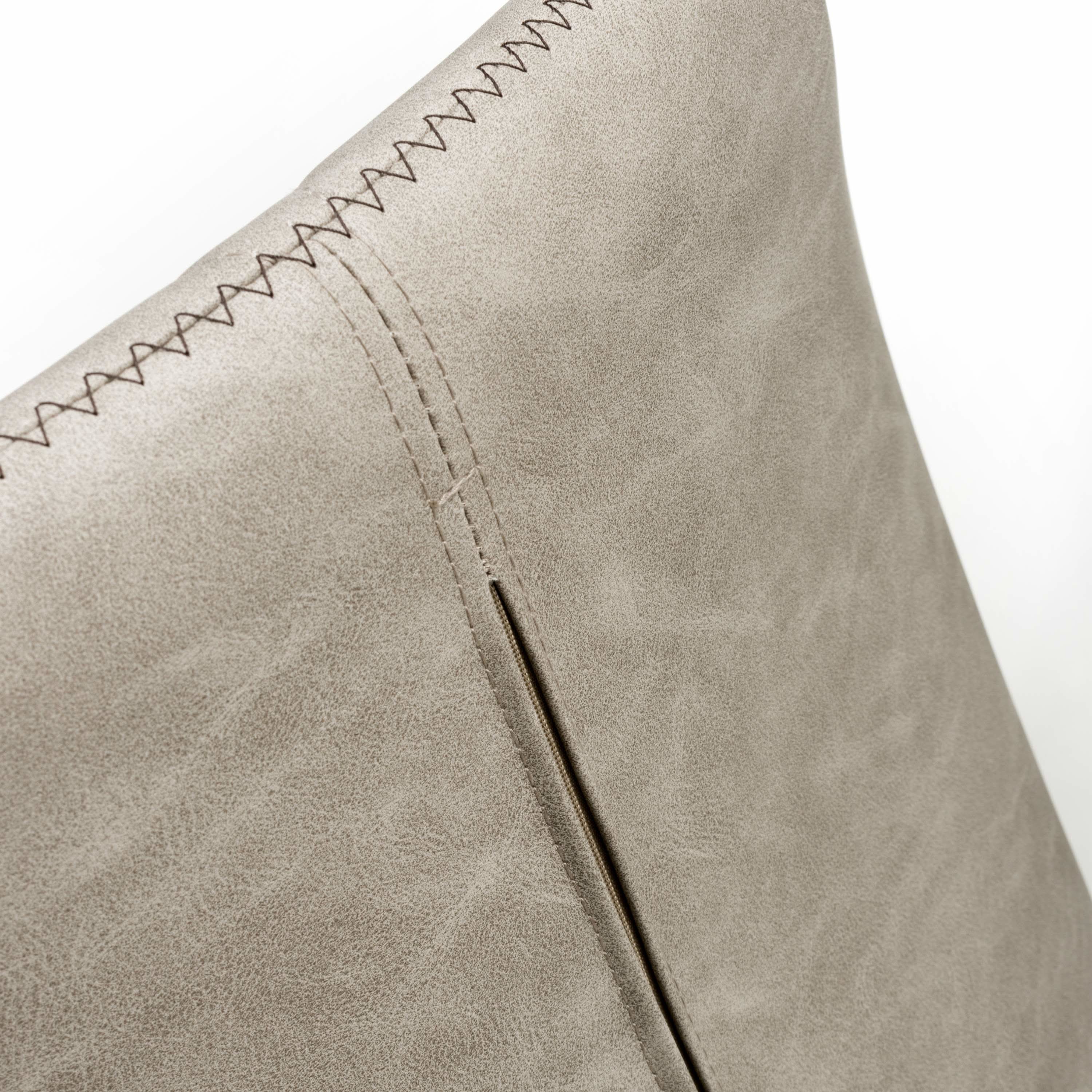 Serena Leather Effect Mink Bar Stool (7018382262336) (14625494401402)