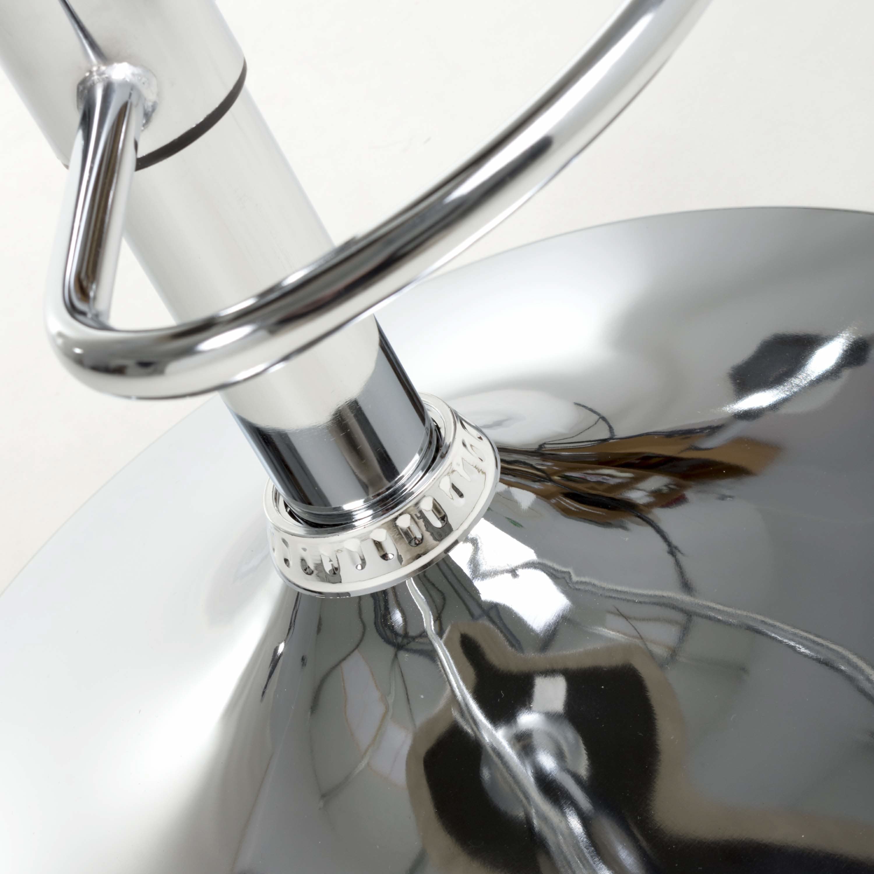 Serena Leather Effect Charcoal Bar Stool (7018382295104) (14625493090682)