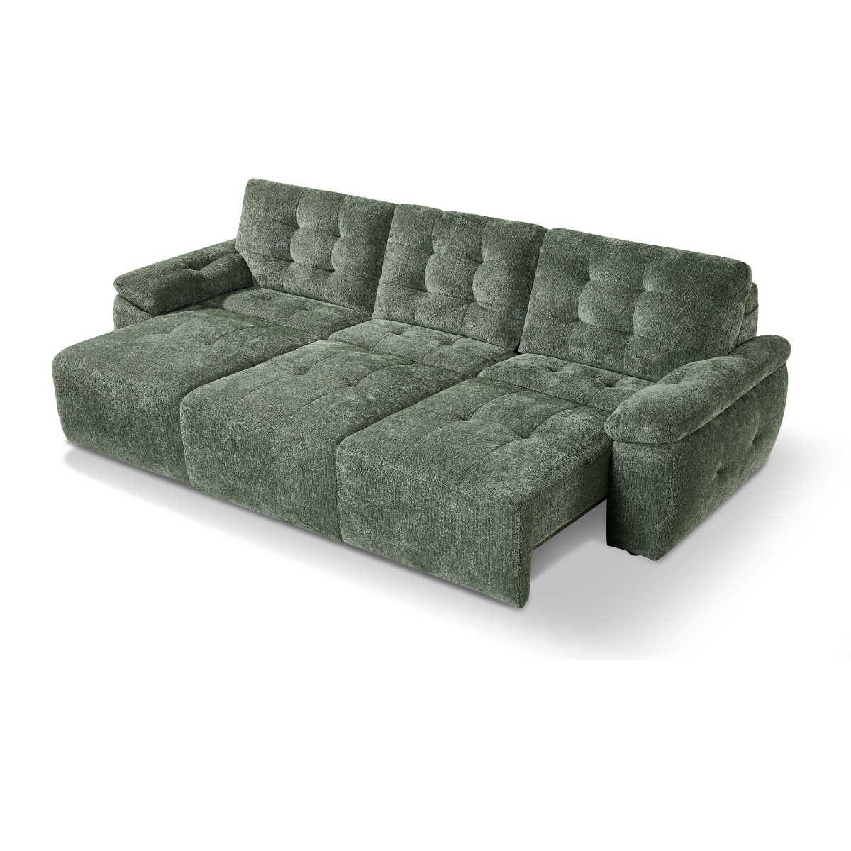 Myla Electric 3 Seater Sofabed in Green - AMC Furniture