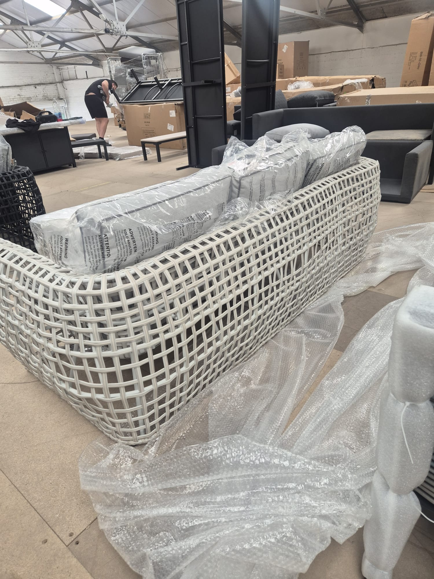 Indi 3 Seater Sofa and Coffee Table - AMC Furniture