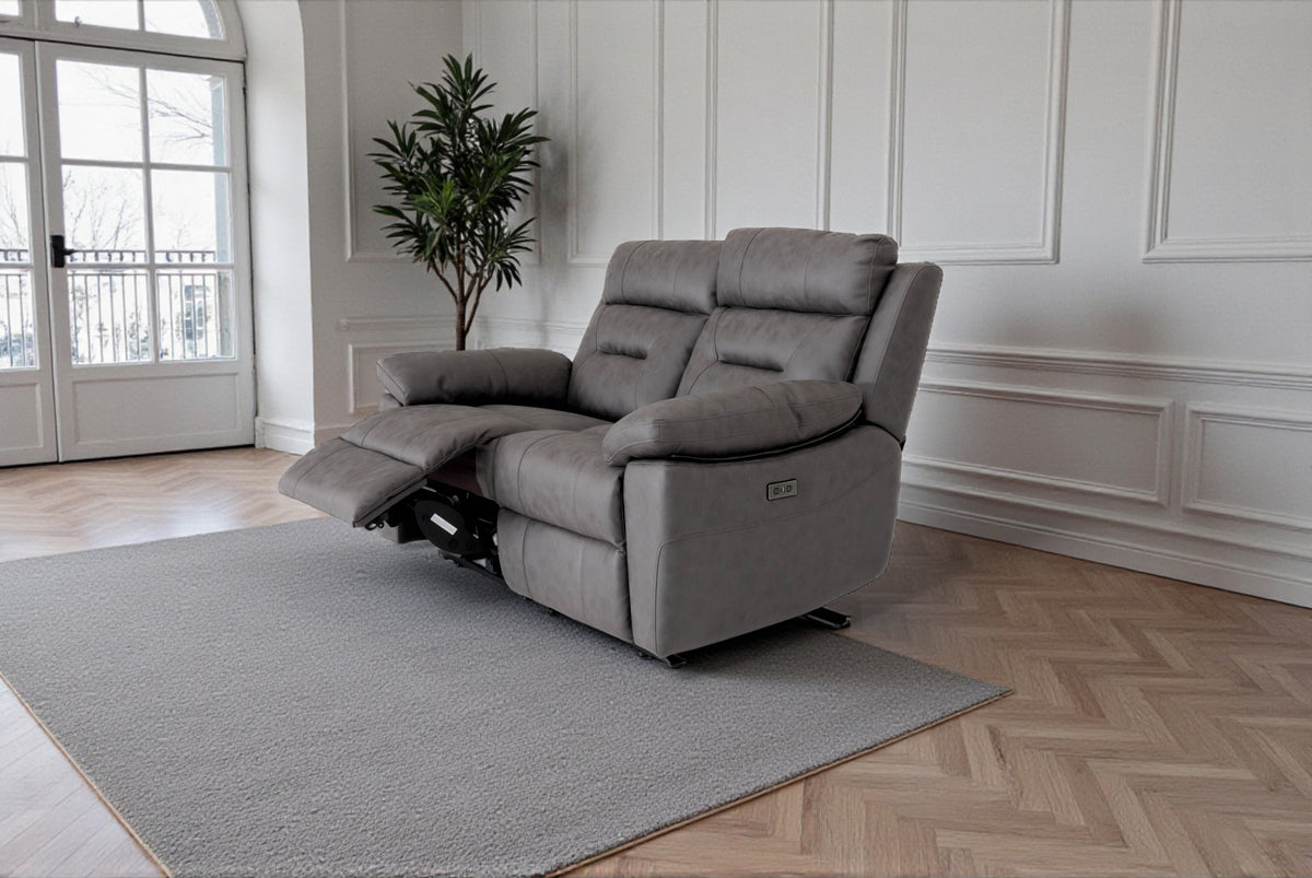 Oscar 2 Seater Power Reclining Corner Sofa Meta Sofa
