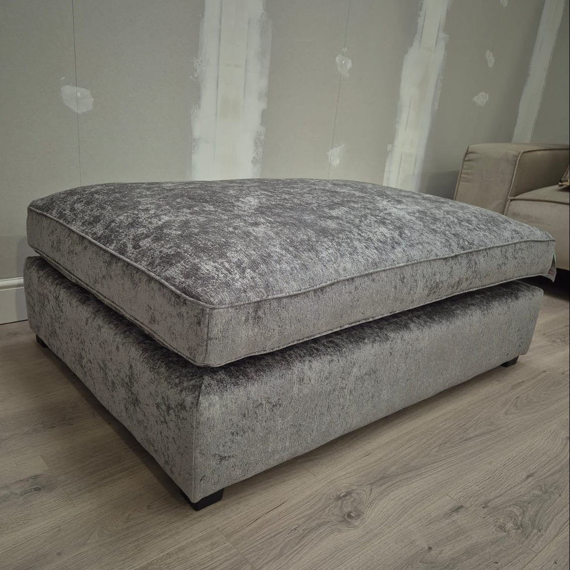 Chiswick Footstool in Grey - Clearance Wayfair