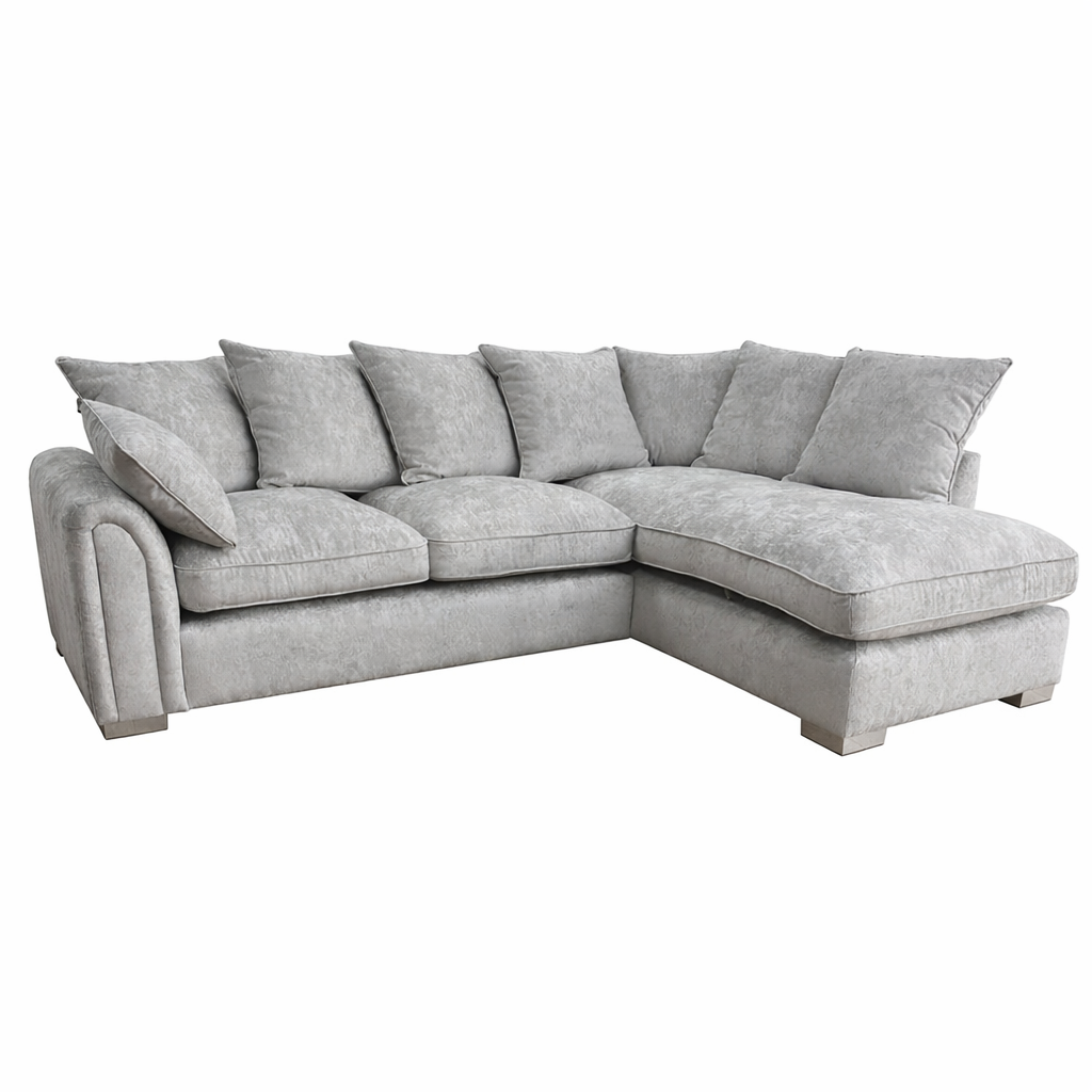 Chiswick Corner Sofa in Alaska Silver