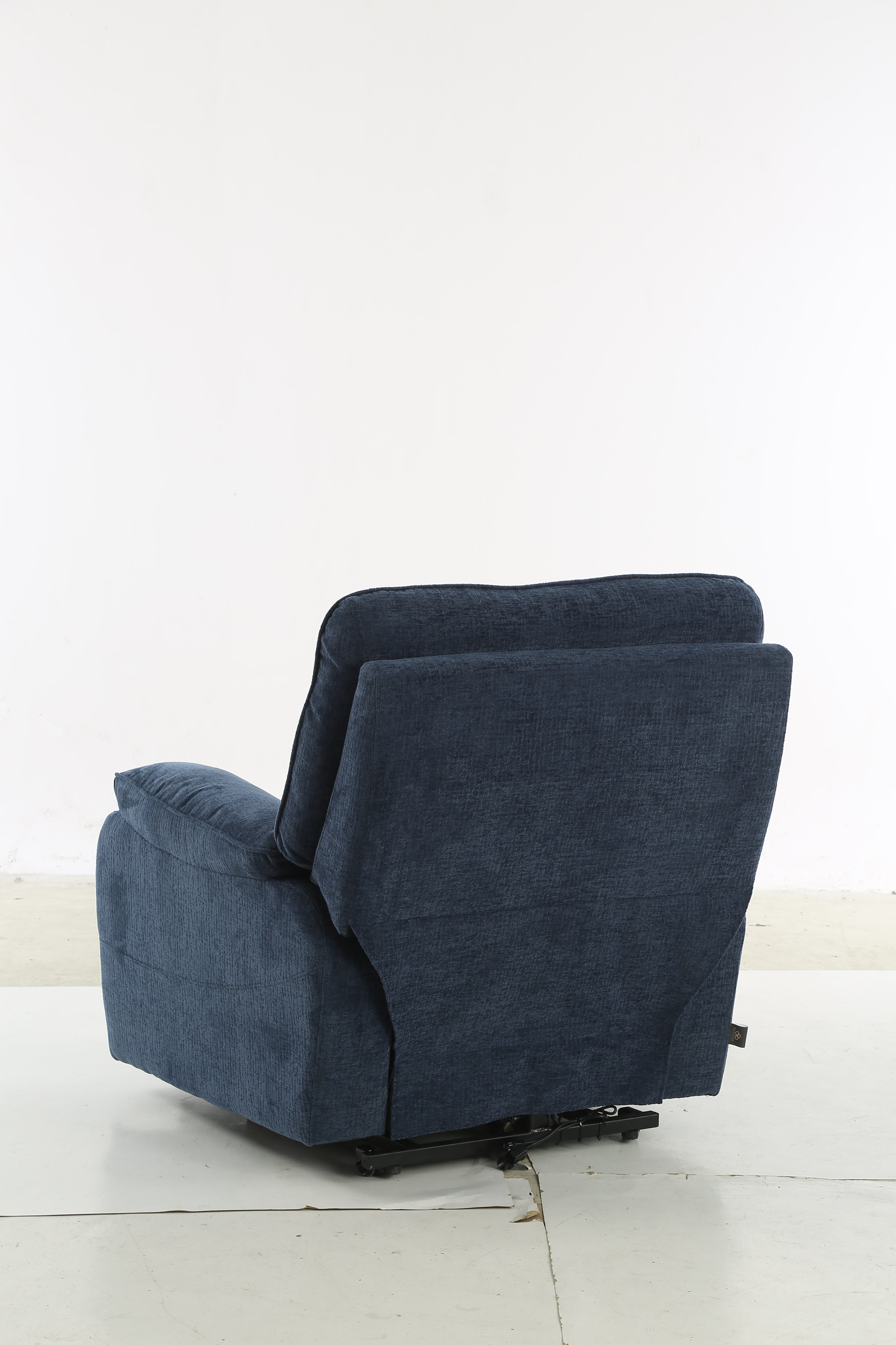 Truro Rise and Recline Massage Chair Blue - AMC Furniture