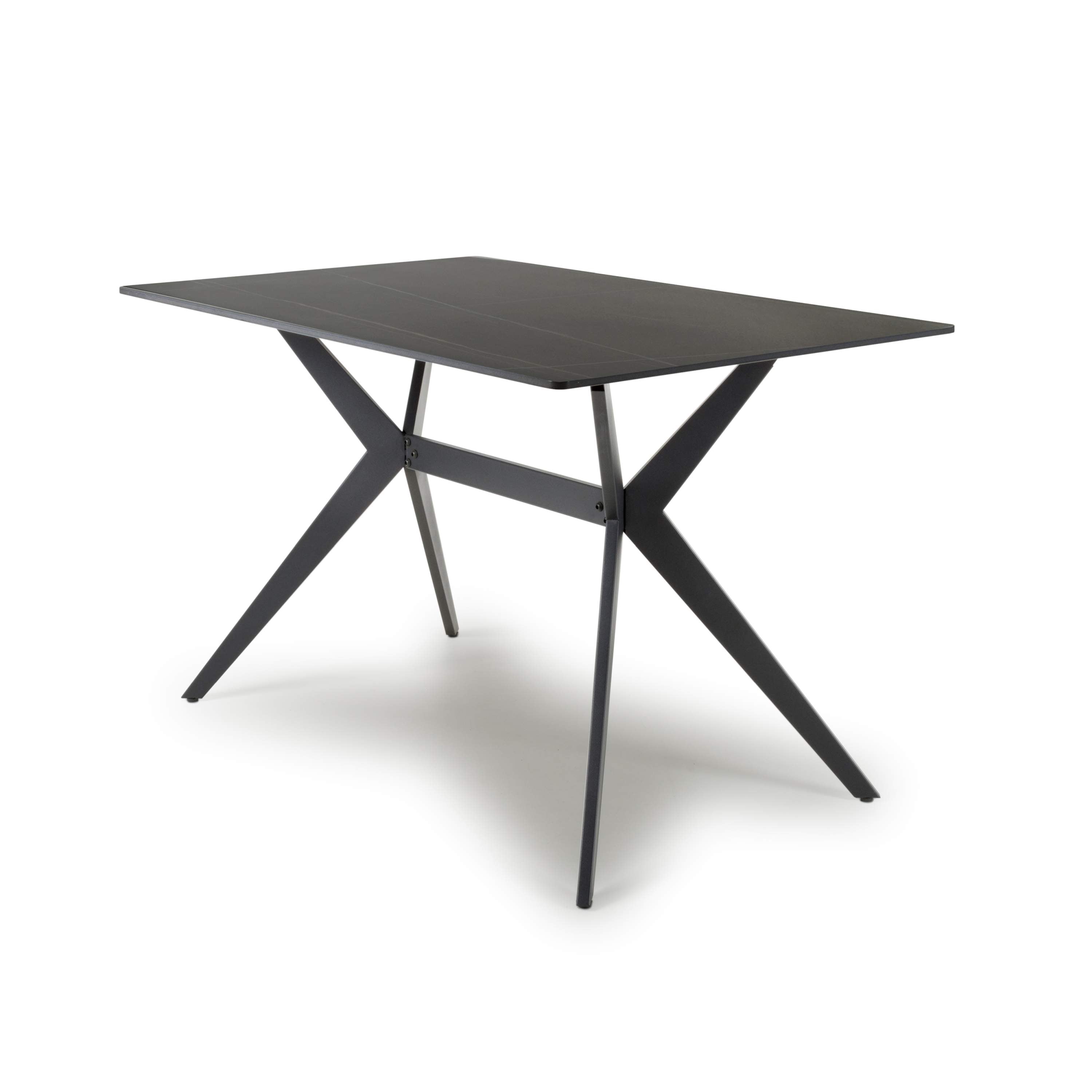 Islington 1.2m Black Dining Table (7034228211776)