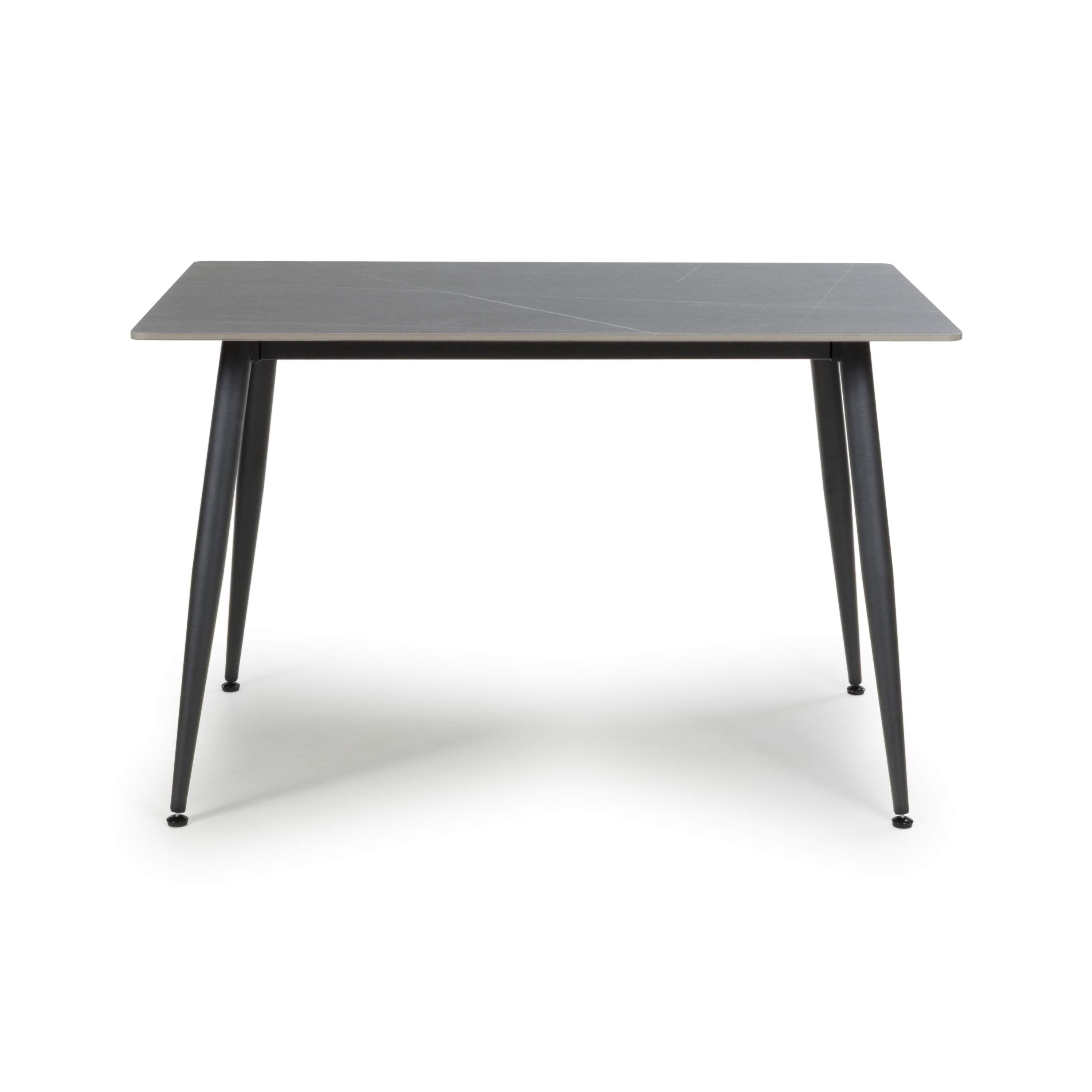 Stockholm 1.2m Grey Dining Table with Grey Loft Dining Chairs (14627351658874)