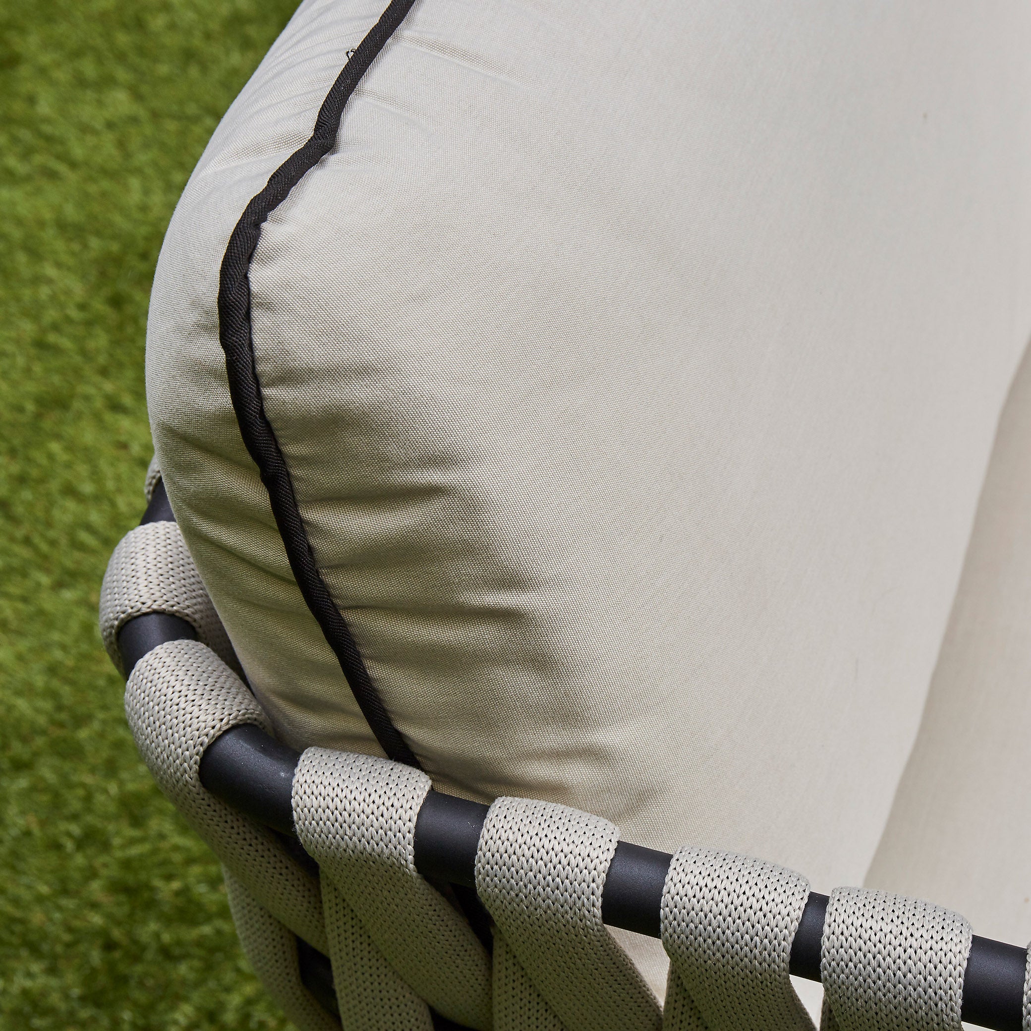 Axel Aluminium & Rope Lounge Set – Beige (14929984192890)