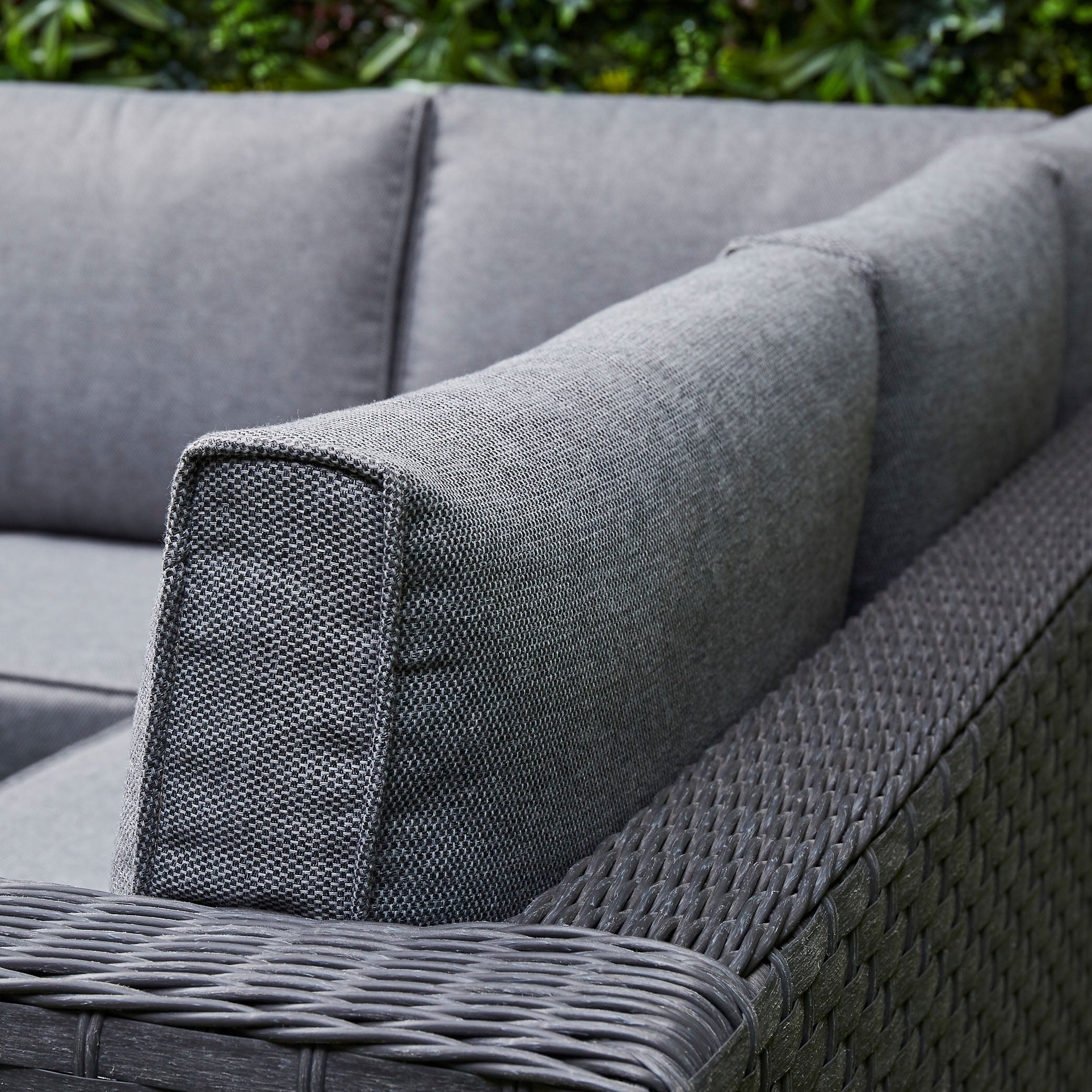 Nova Rattan Corner Sofa Set with Ice Bucket– Grey (14929984094586)