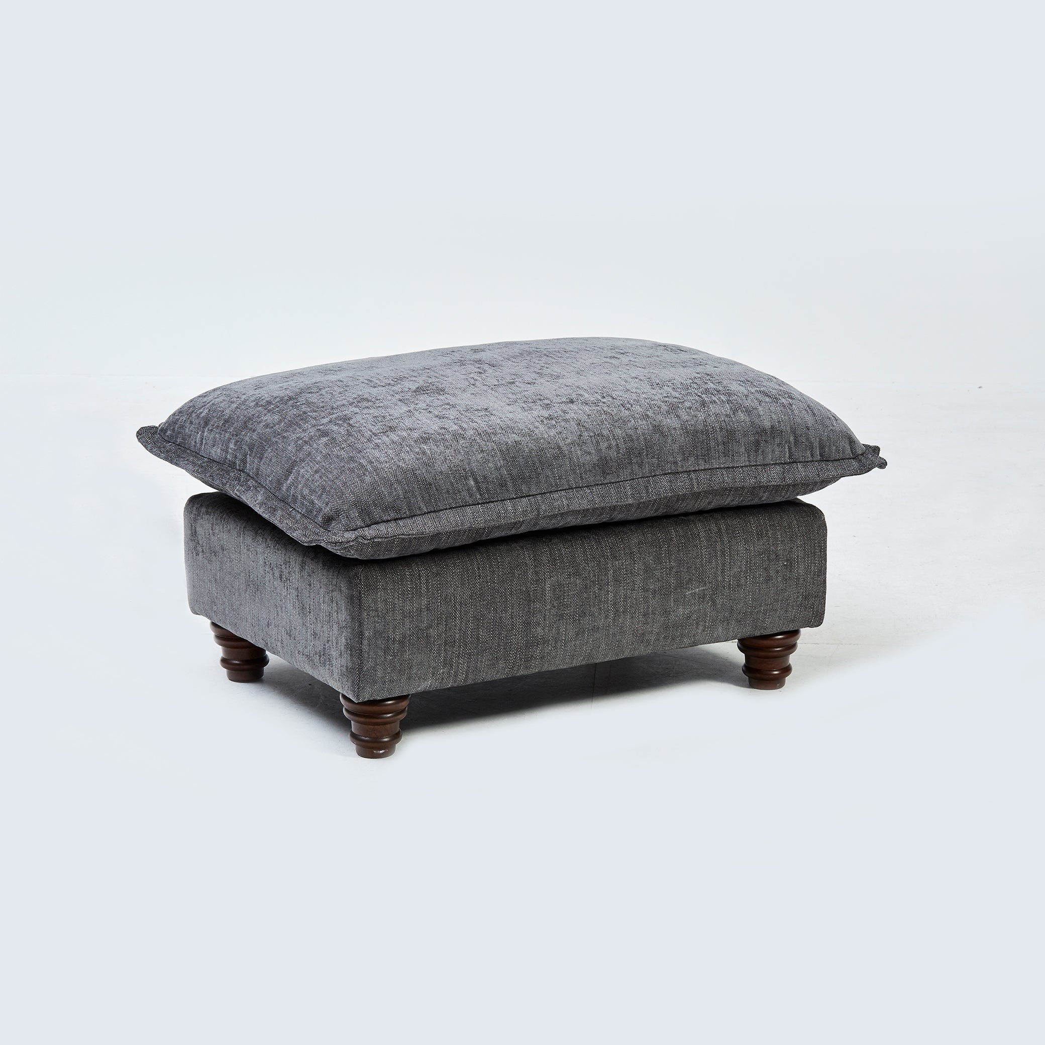 Pippin Ottoman in Darwin Charcoal (6846070292544)