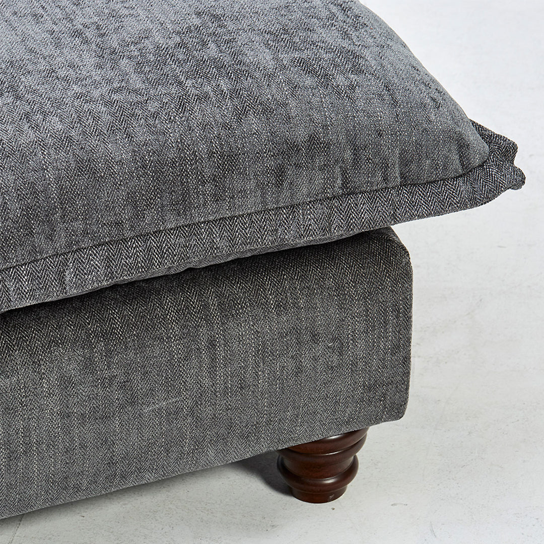 Pippin Ottoman in Darwin Charcoal (6846070292544)