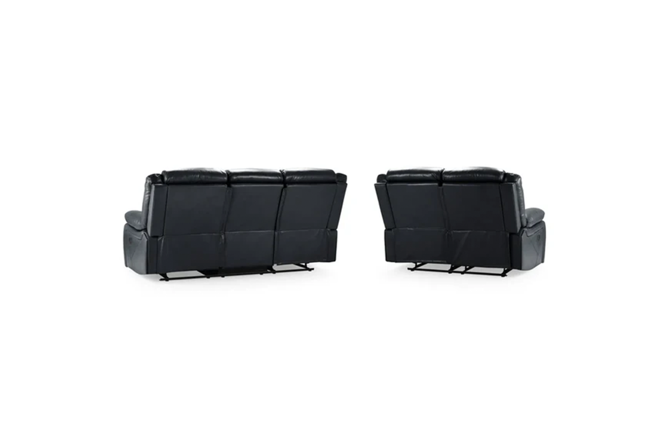 Albie Recliner Sofa Black 3+2 Set,2 (15320608833914)