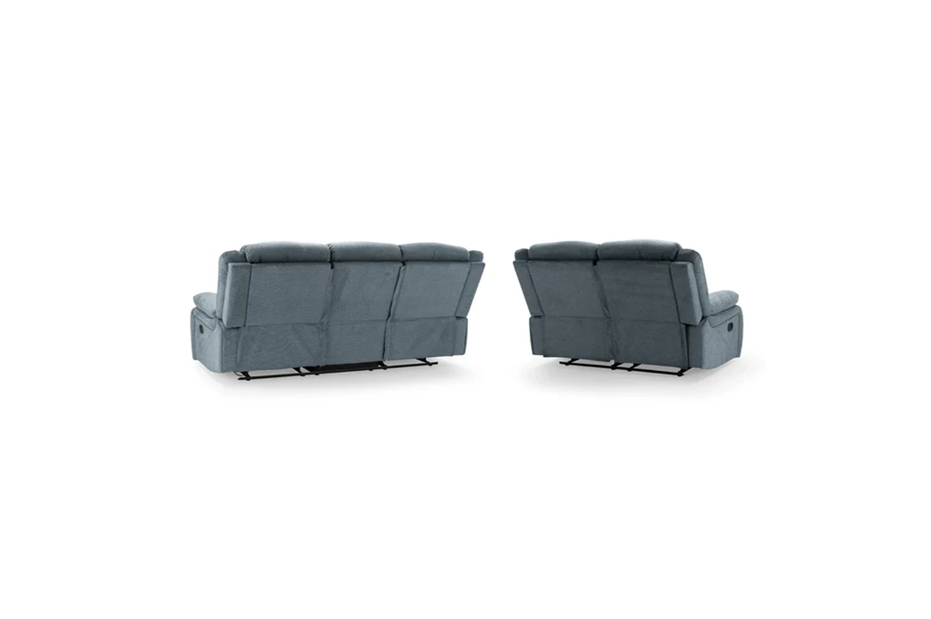 Albie Recliner Sofa Grey Fabric 3+2 Set,2 (15320609030522)