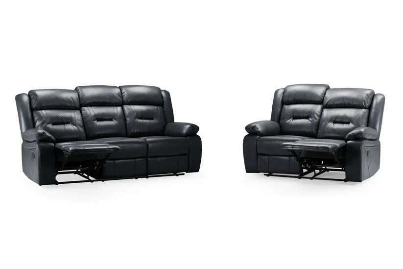 Albie Recliner Sofa Black 3+2 Set,1 (15320608833914)