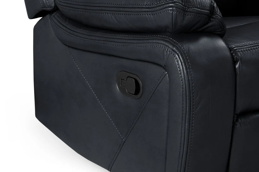 Albie Recliner Sofa Black 3+2 Set,6 (15320608833914)