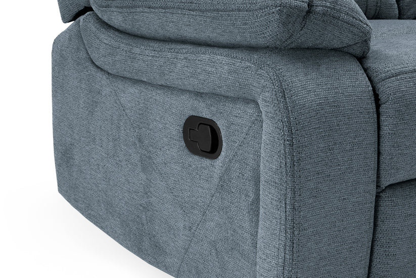 Albie Recliner Sofa Grey Fabric 3+2 Set,5 (15320609030522)