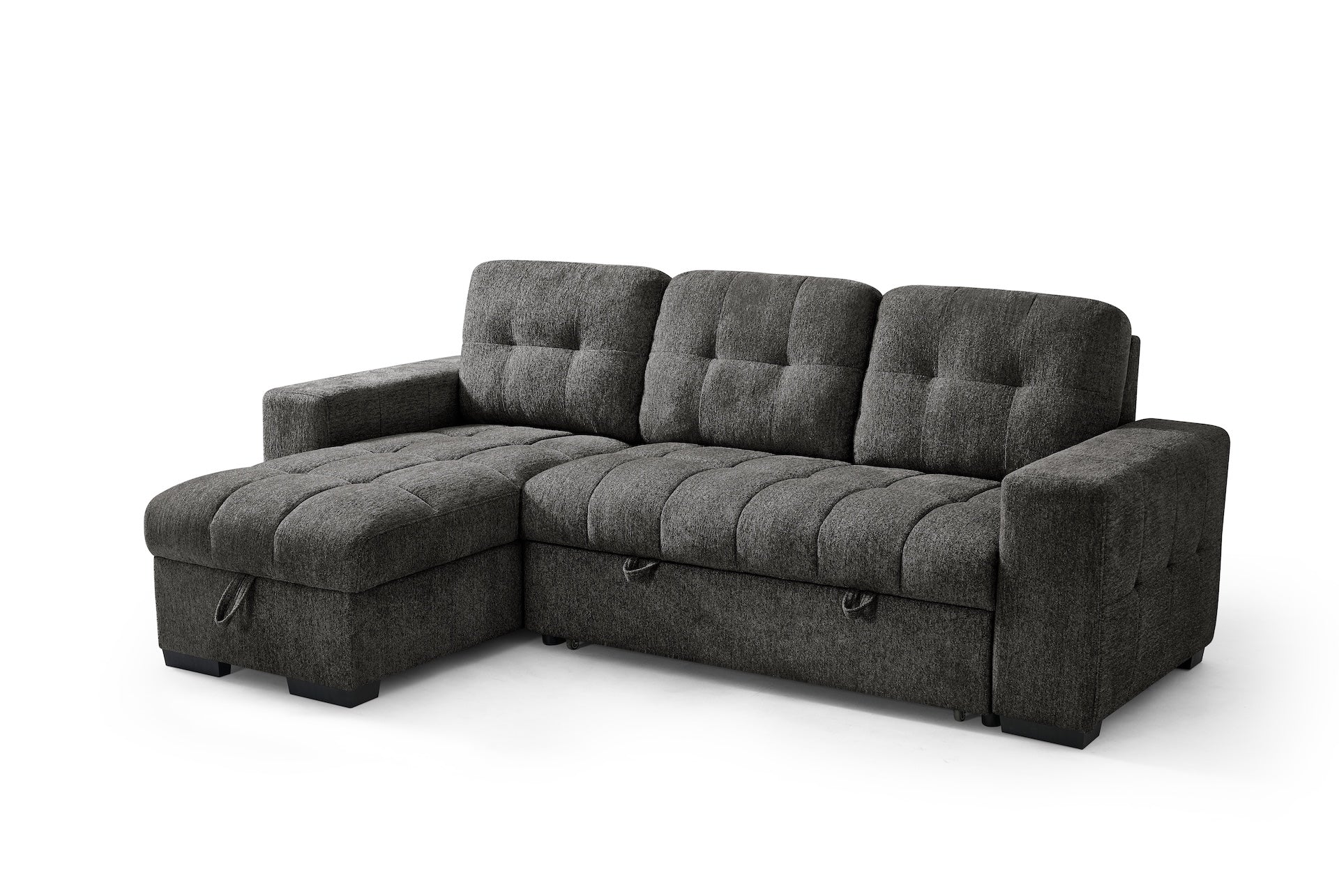 Amalfi Grey Universal Corner Sofa Bed 1