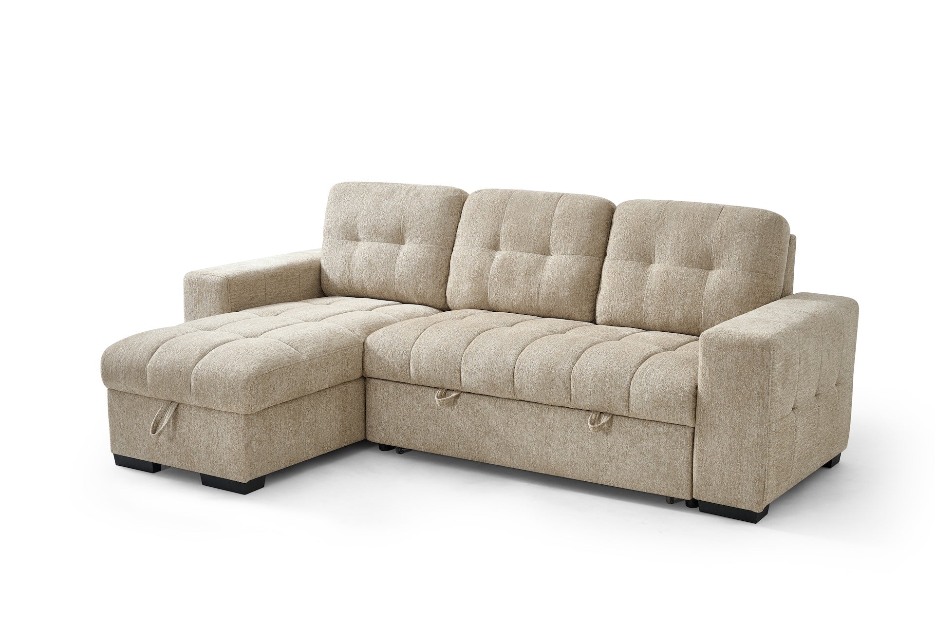 Amalfi Universal Corner Sofa Bed in Beige 1