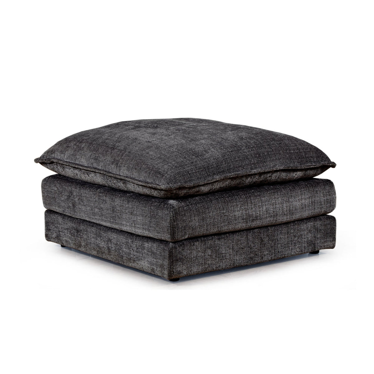 Aria Footstool in Black