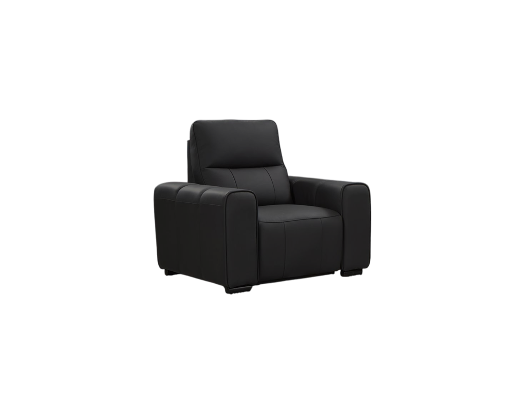 Como Leather Electric Reclining Armchair