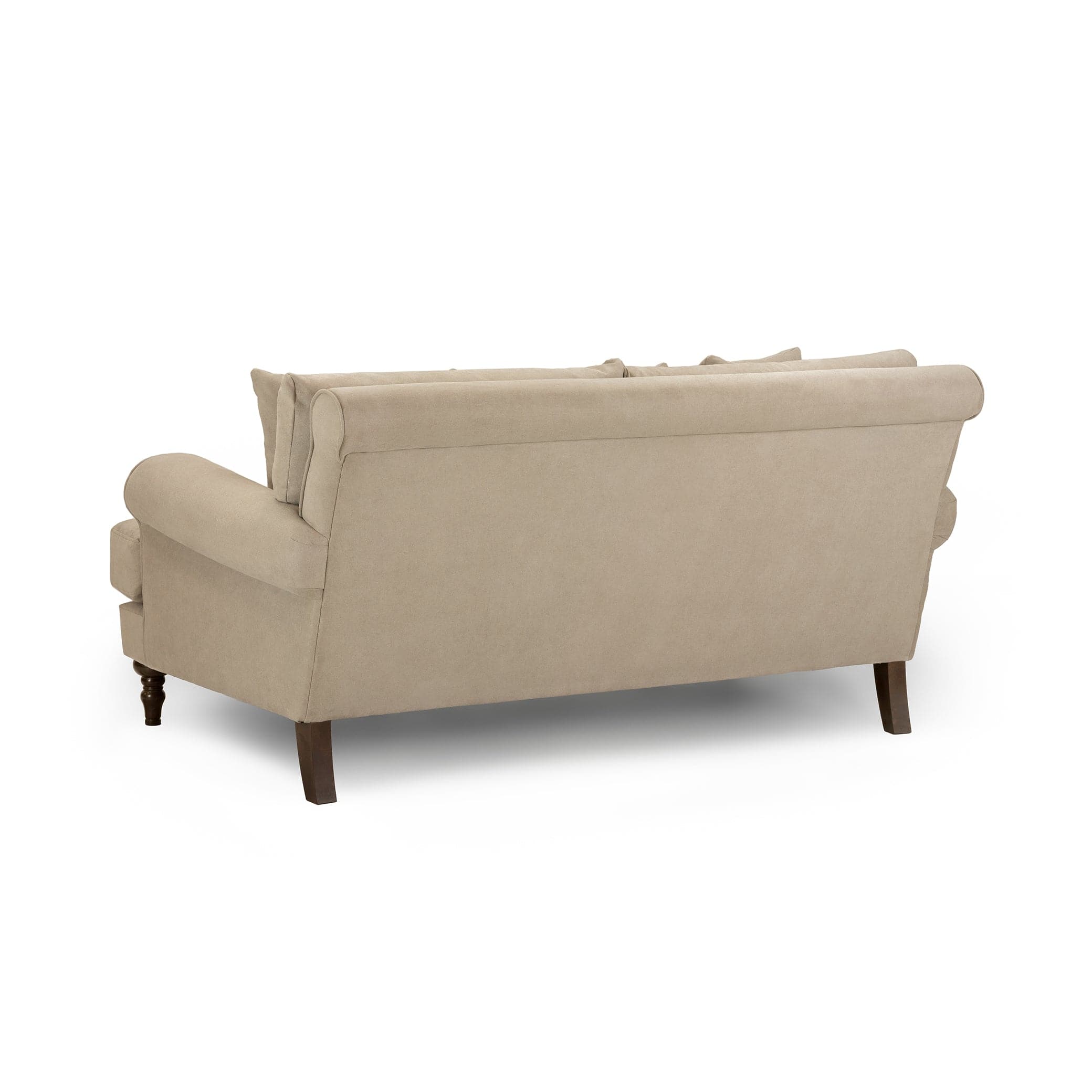 Aspen Sofa Beige 2 Seater - back view (7026362351680)