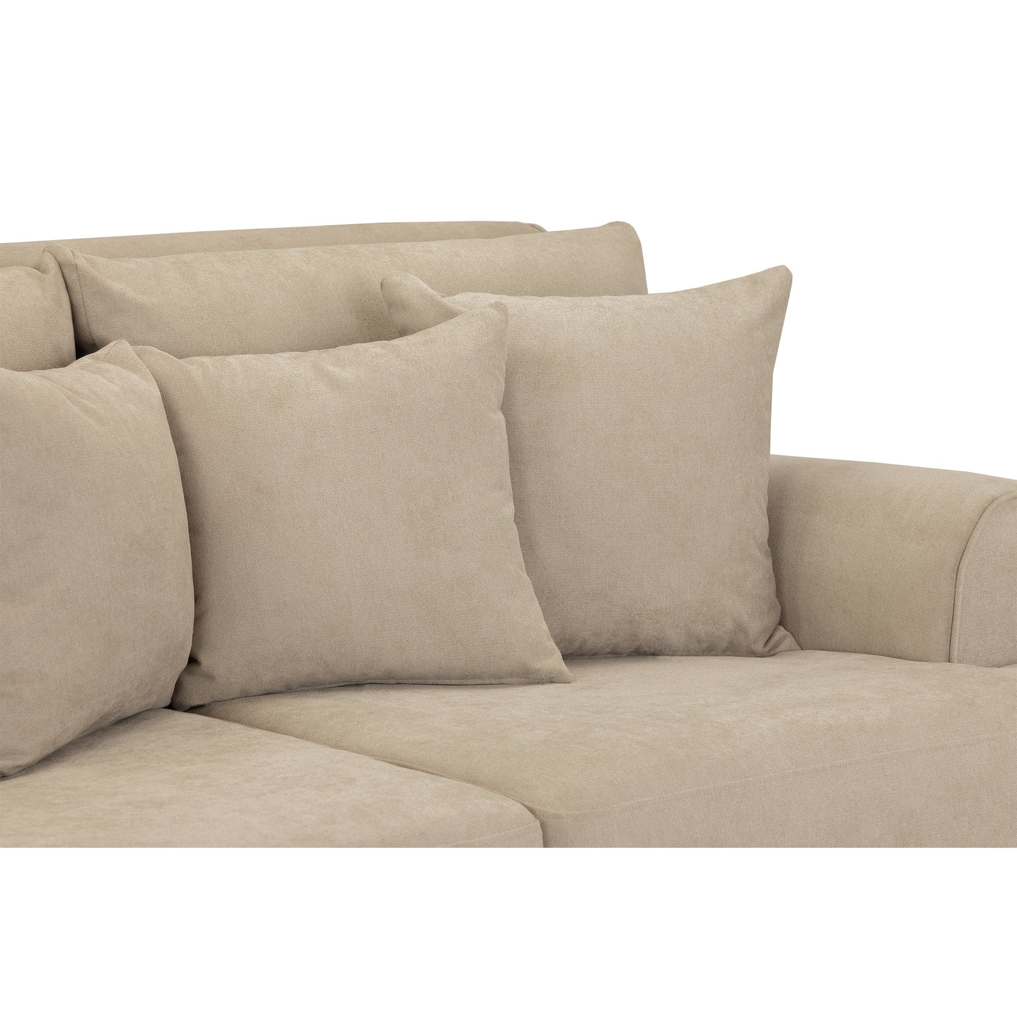 Aspen Sofa Beige 4 Seater -cushion view (7026361532480)