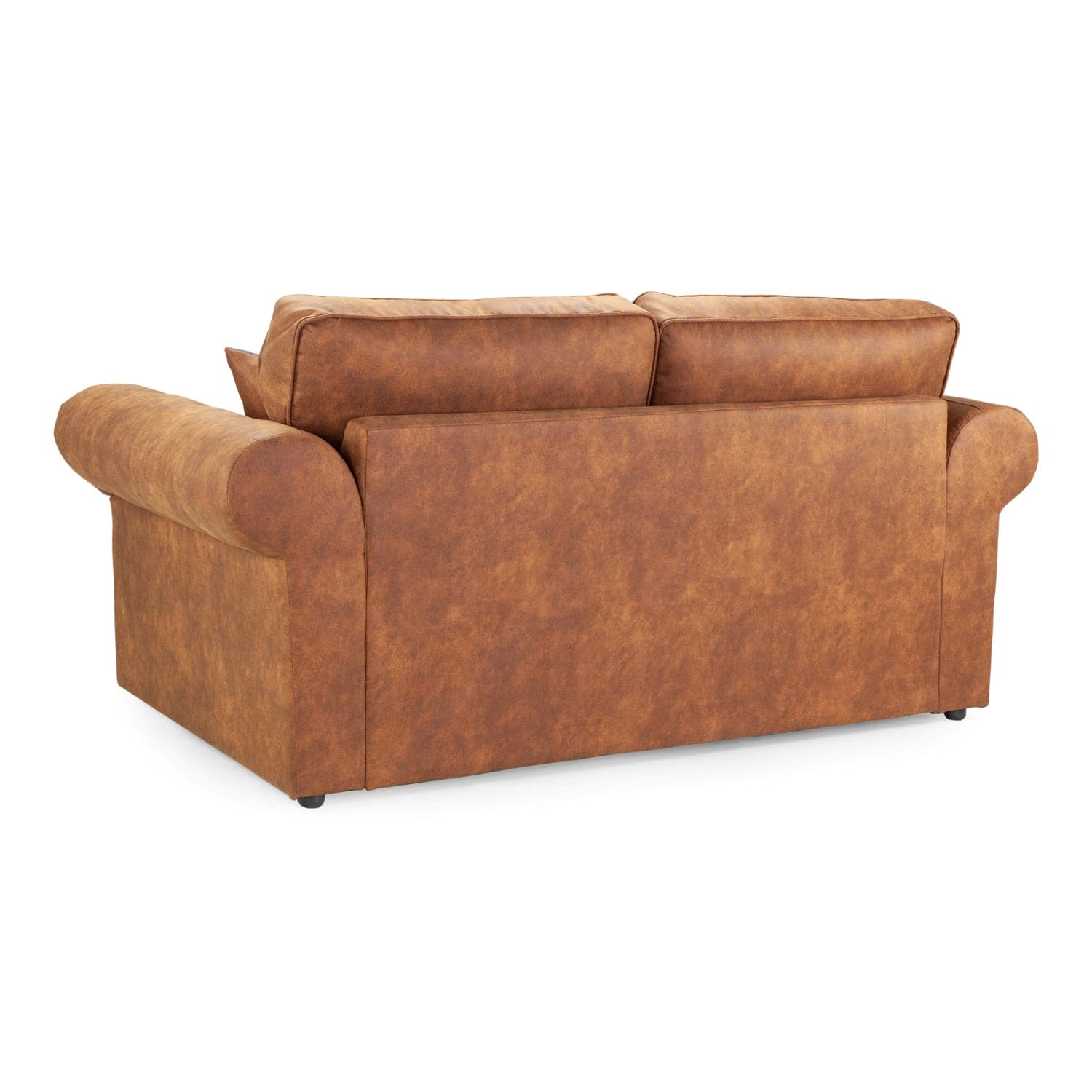 Back view of the Atlanta Sofabed Tan 2 Seater (7025816207424)