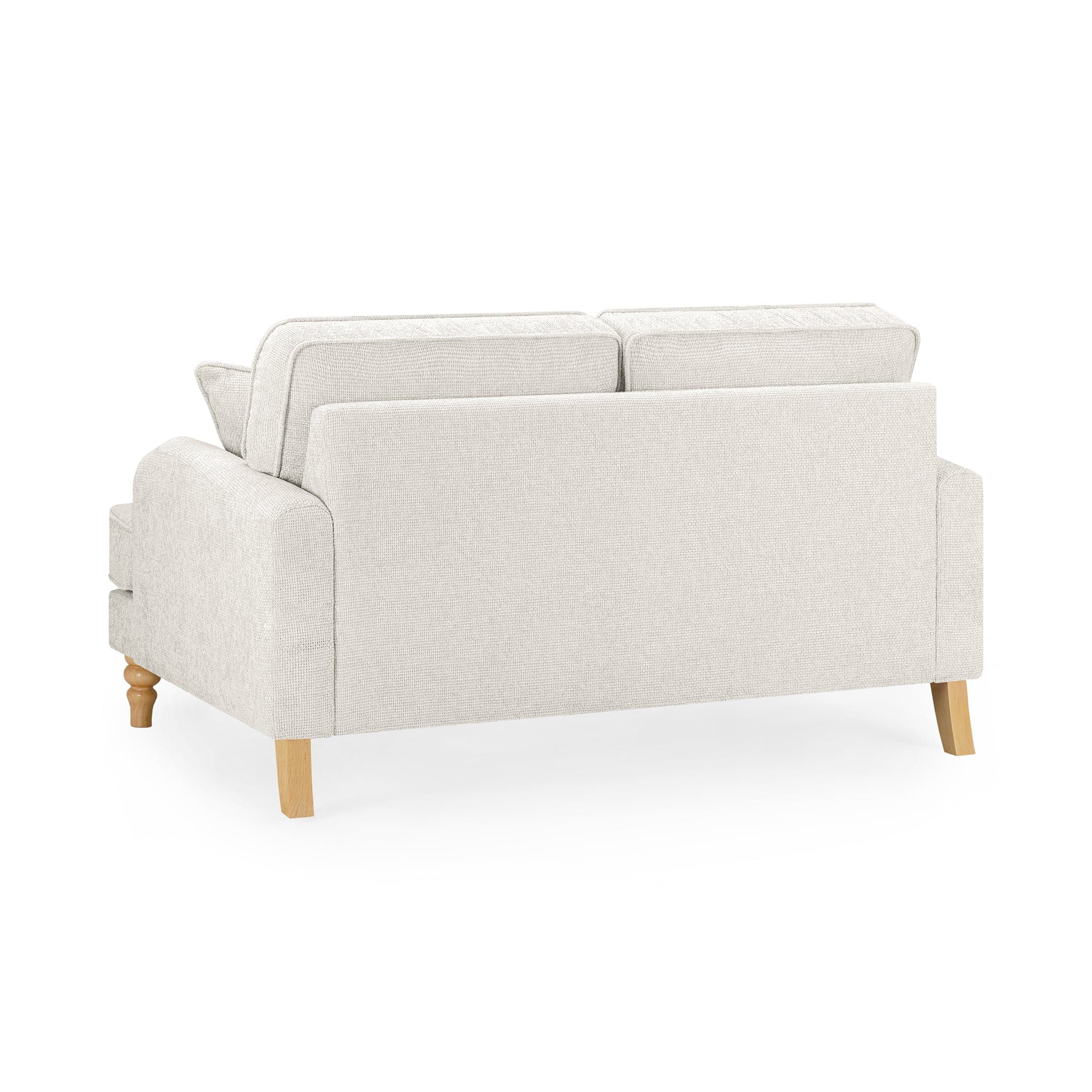 Banks Cream 2 Seater Sofa - back view (7027329728576)