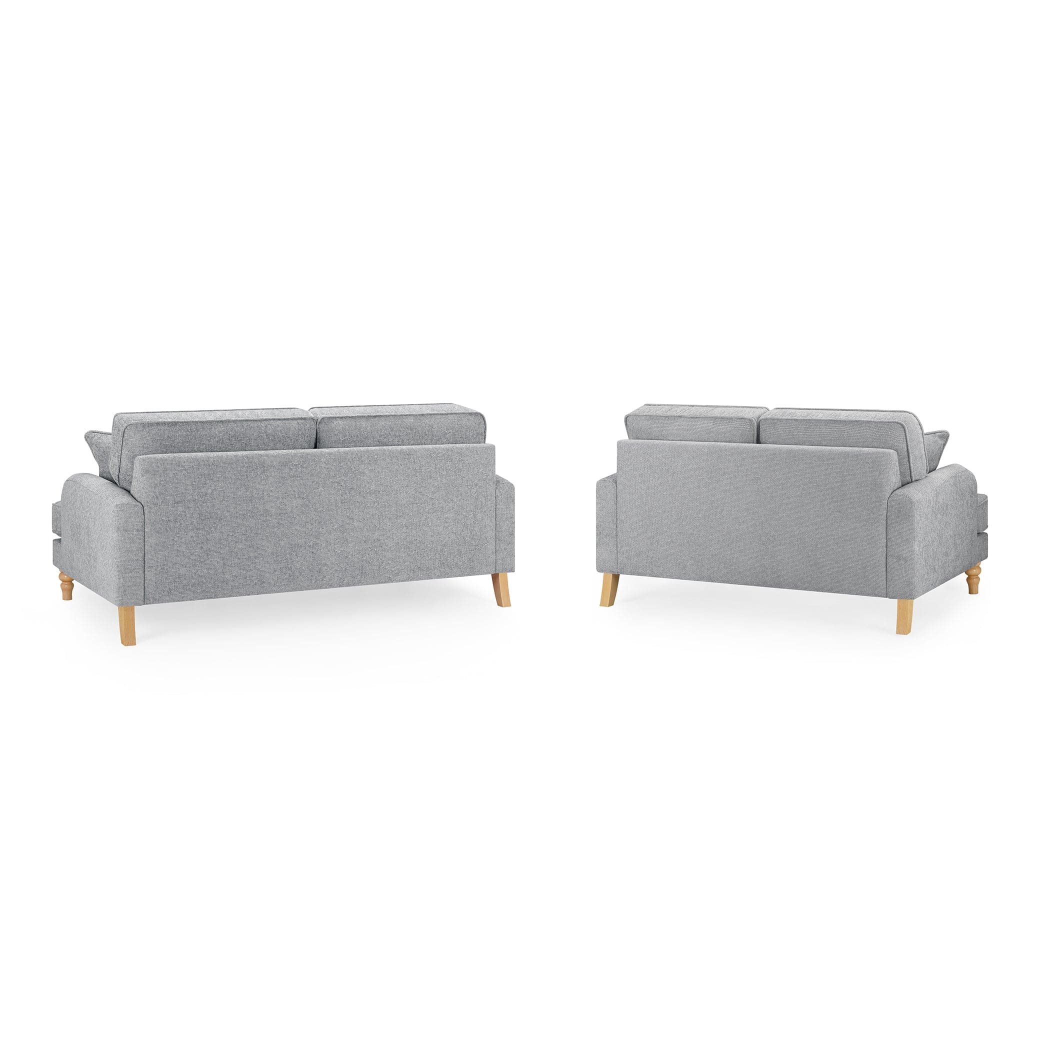 Banks Slate 3+2 Sofa Set - back view (7027334578240)
