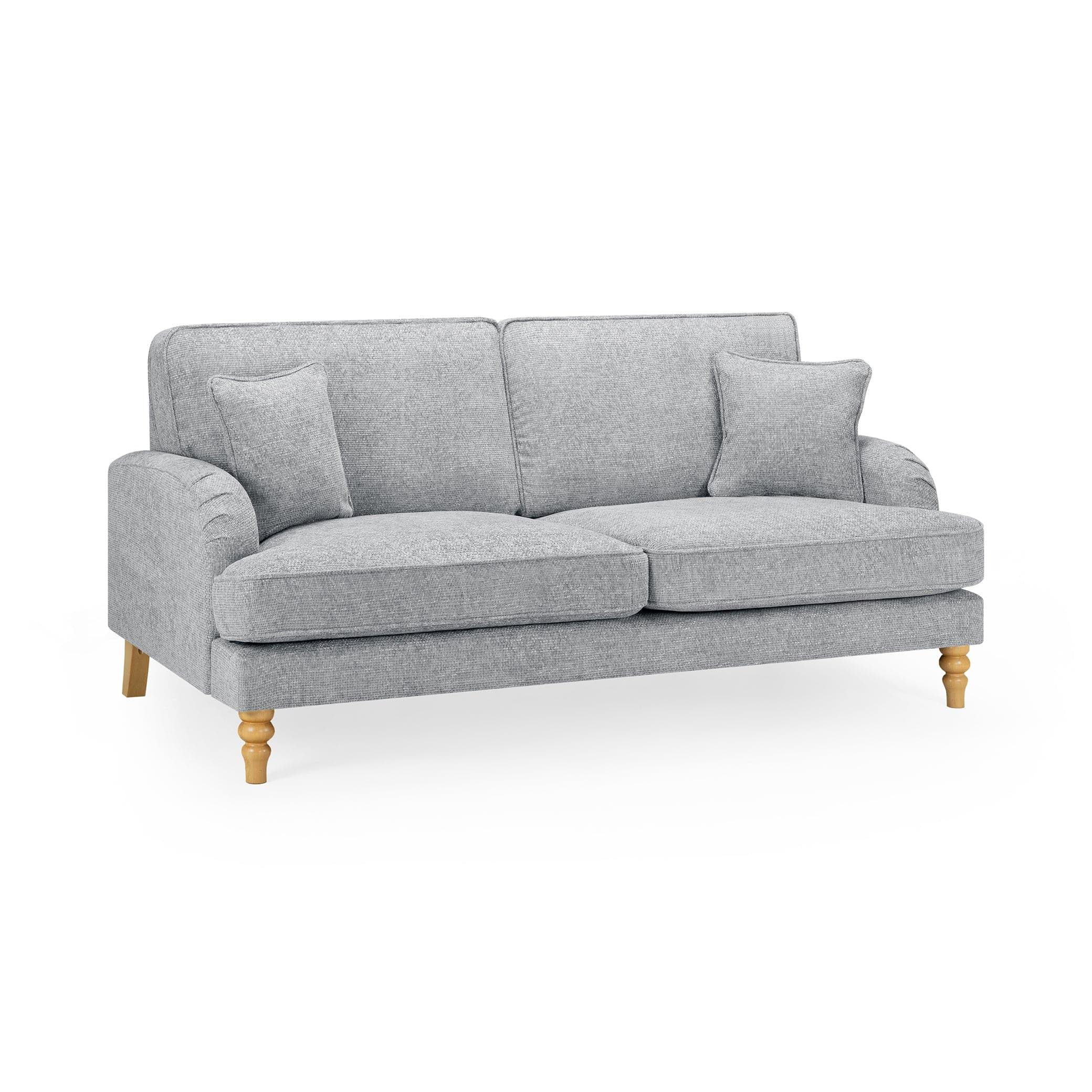 Banks Slate 3 Seater Sofa - front view (7027333857344)