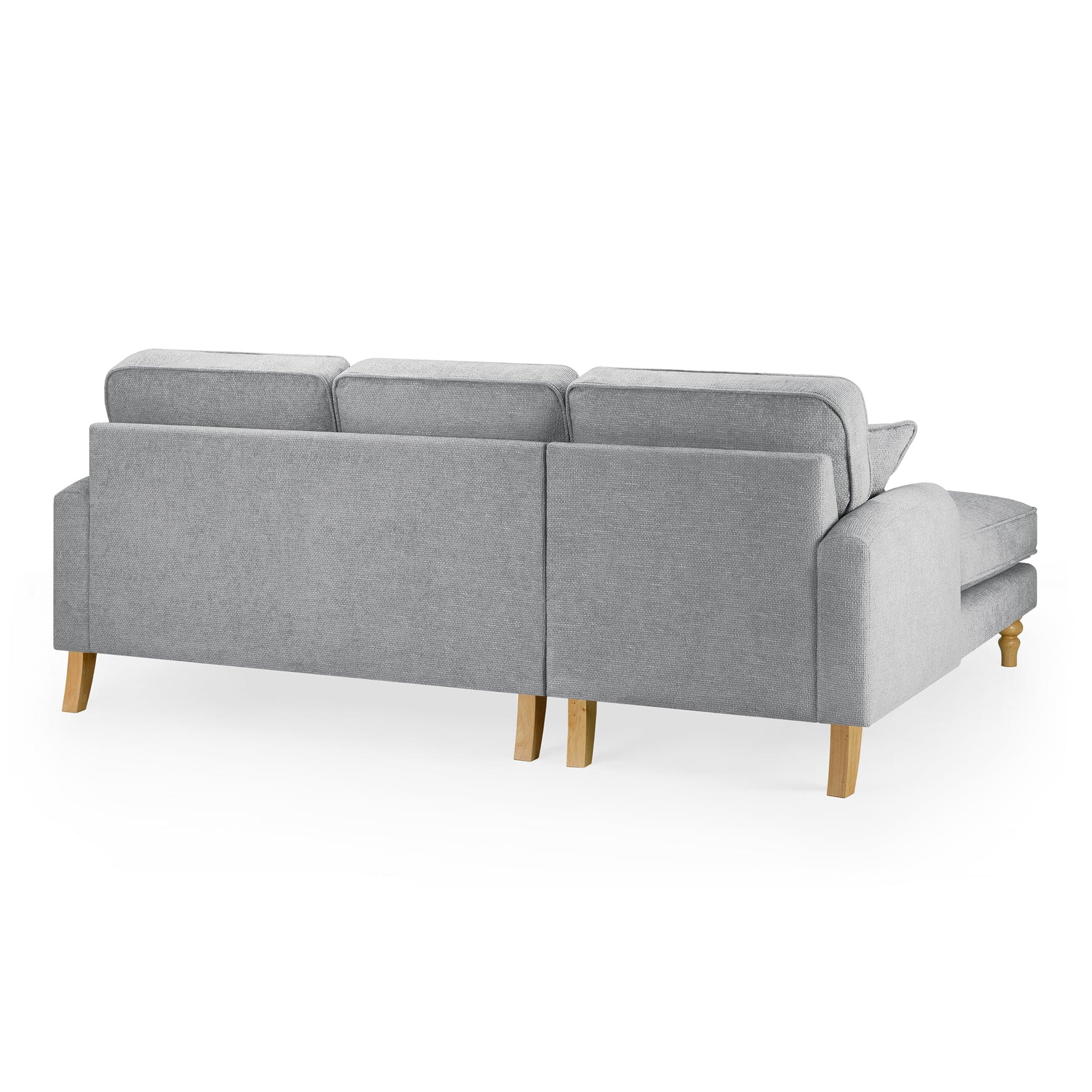 Banks Slate Left Hand Facing Corner Sofa - back view (7027336413248)
