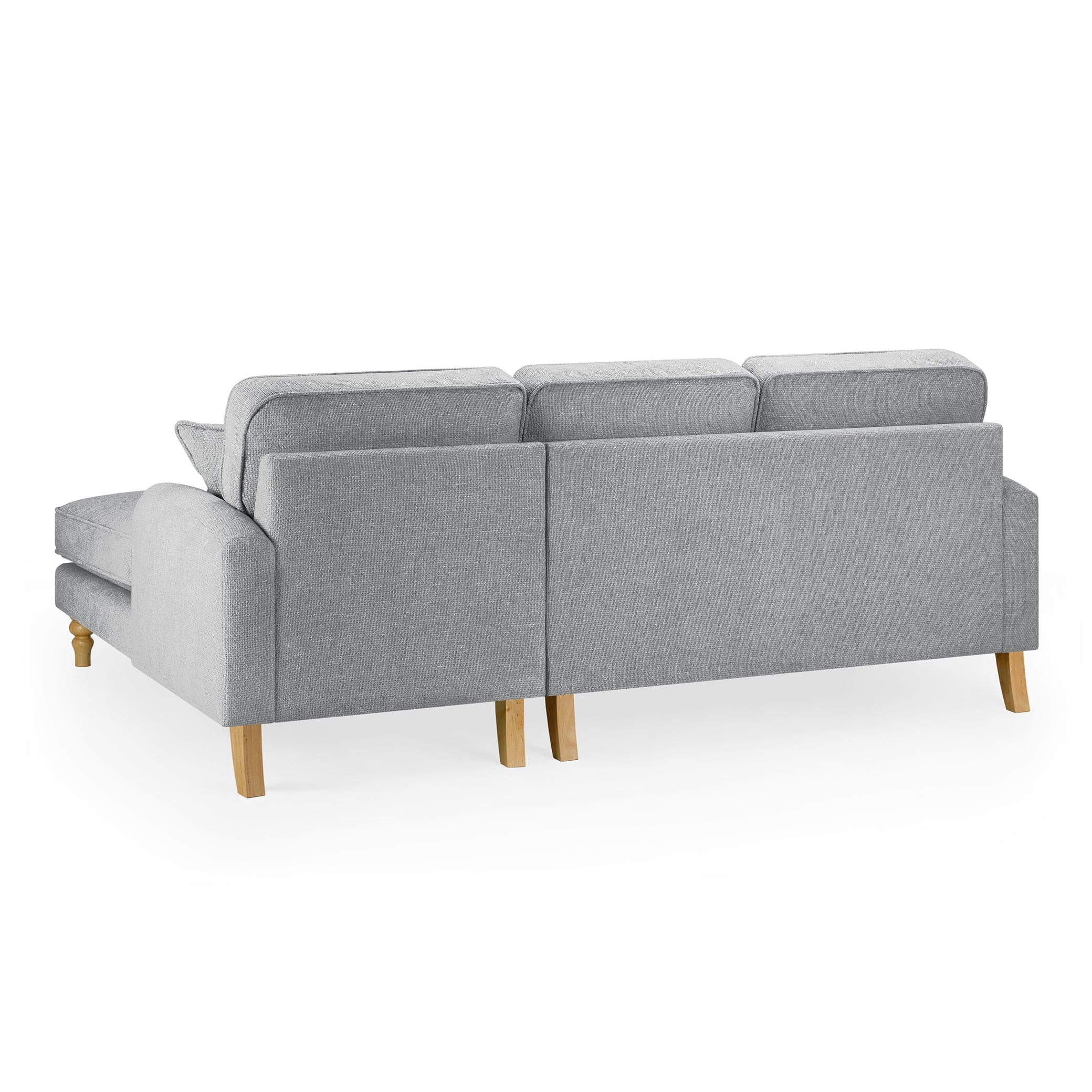 Banks Slate Right Hand Facing Corner Sofa - back view (7027336642624)