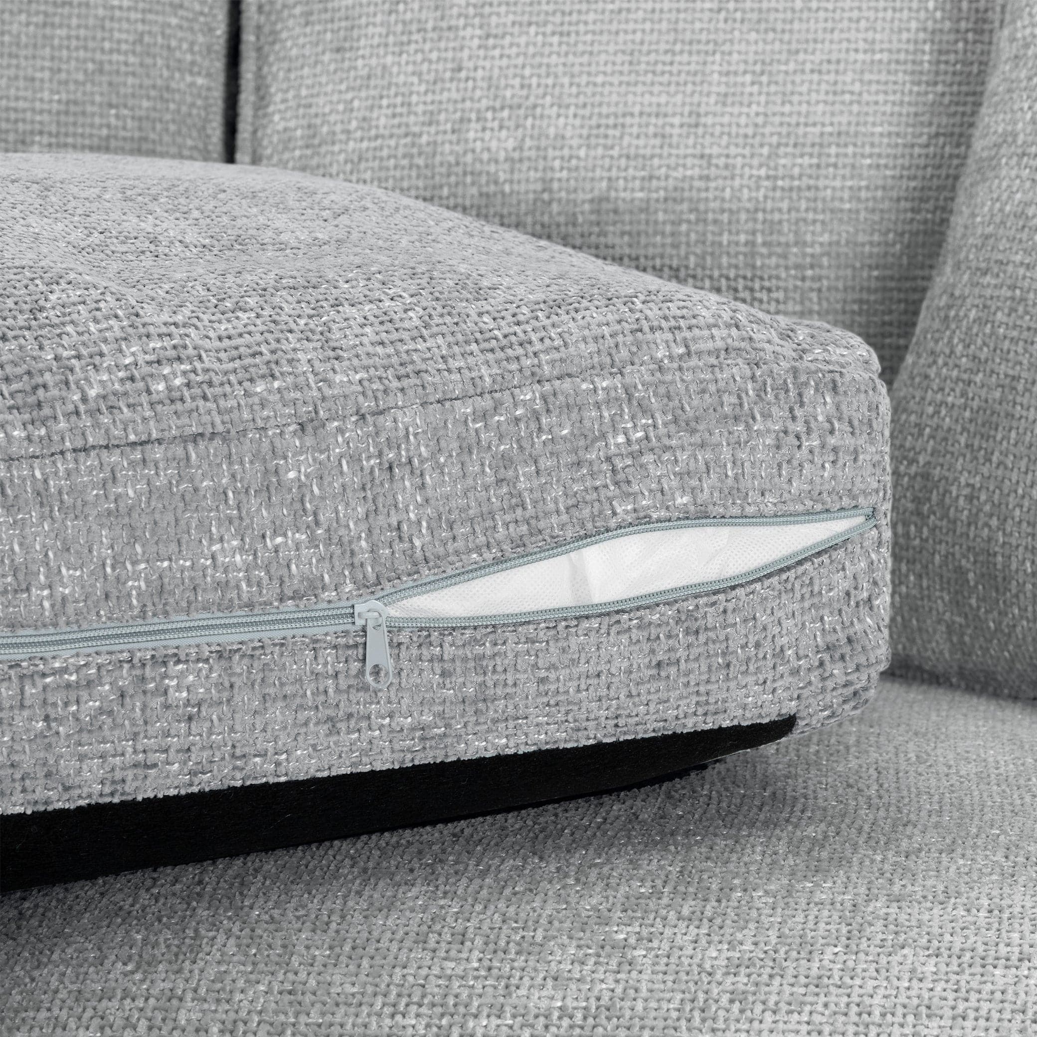 Banks Slate Right Hand Facing Corner Sofa - foam view (7027336642624)