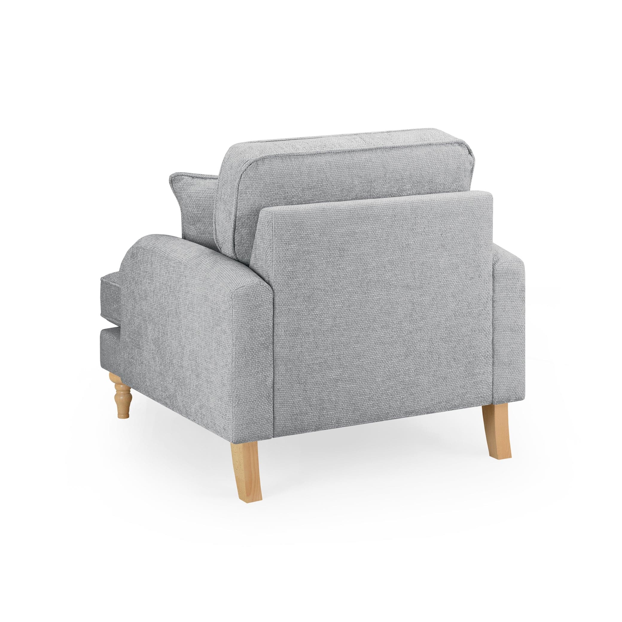 Banks Sofa Slate Armchair - back view (7027335102528)