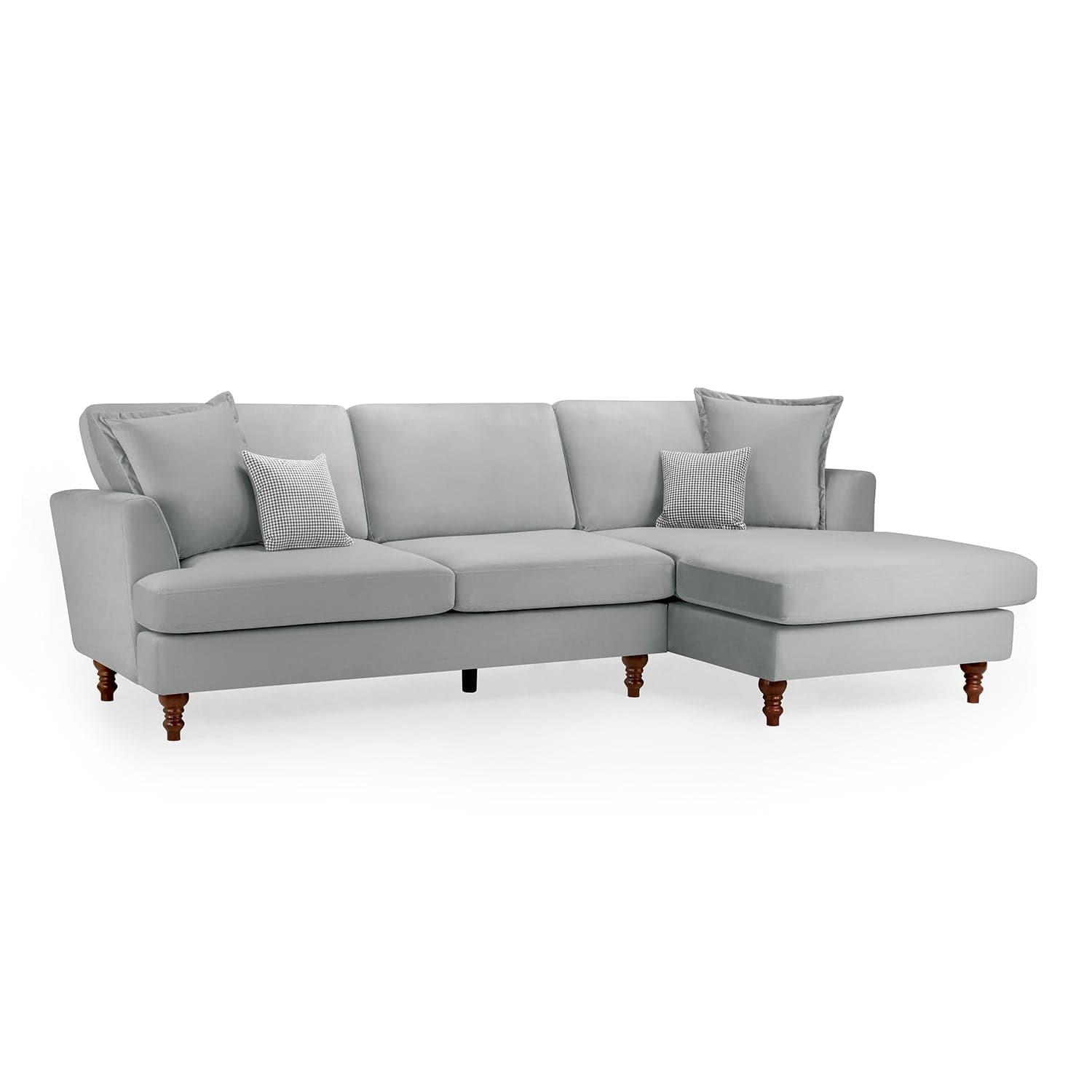 Bari Sofa Grey Right Hand Facing Corner (7022201405504)