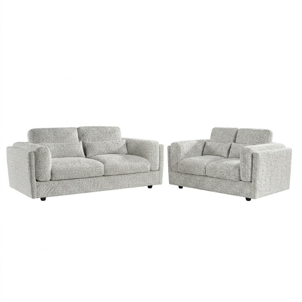 Belle 3+2 Sofa Set in Grey