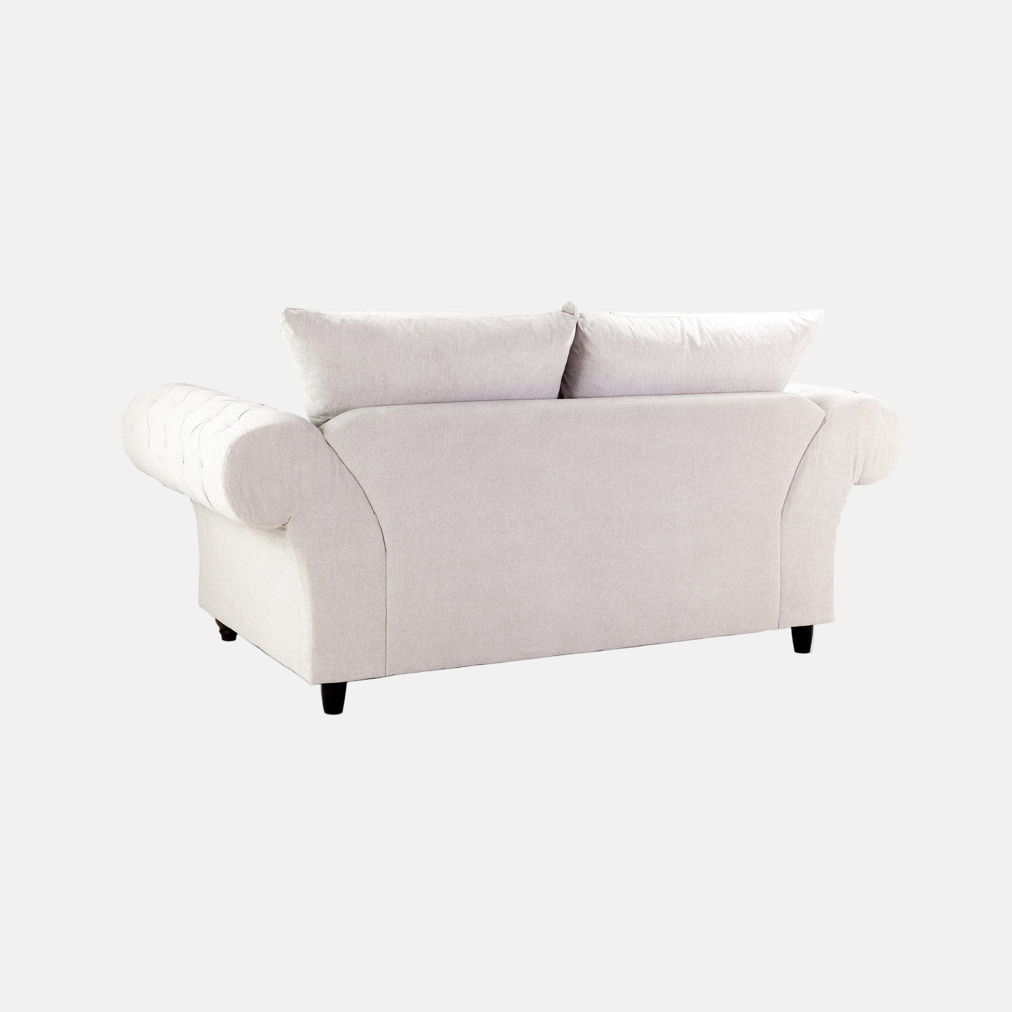 Berkshire Fullback Sofa Stone 2 Seater - back view (7026910330944)
