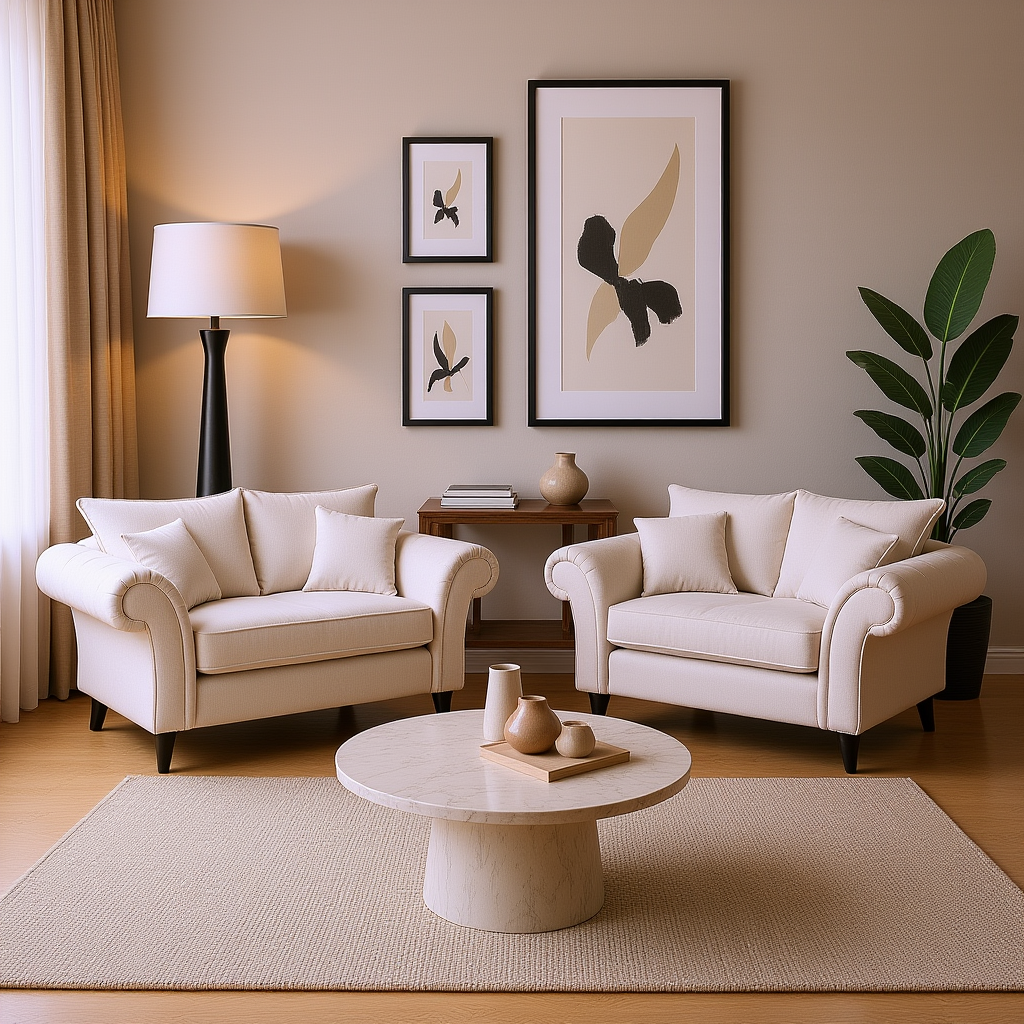 Berkshire Fullback Sofa Stone 3+2 Set (7026910068800)